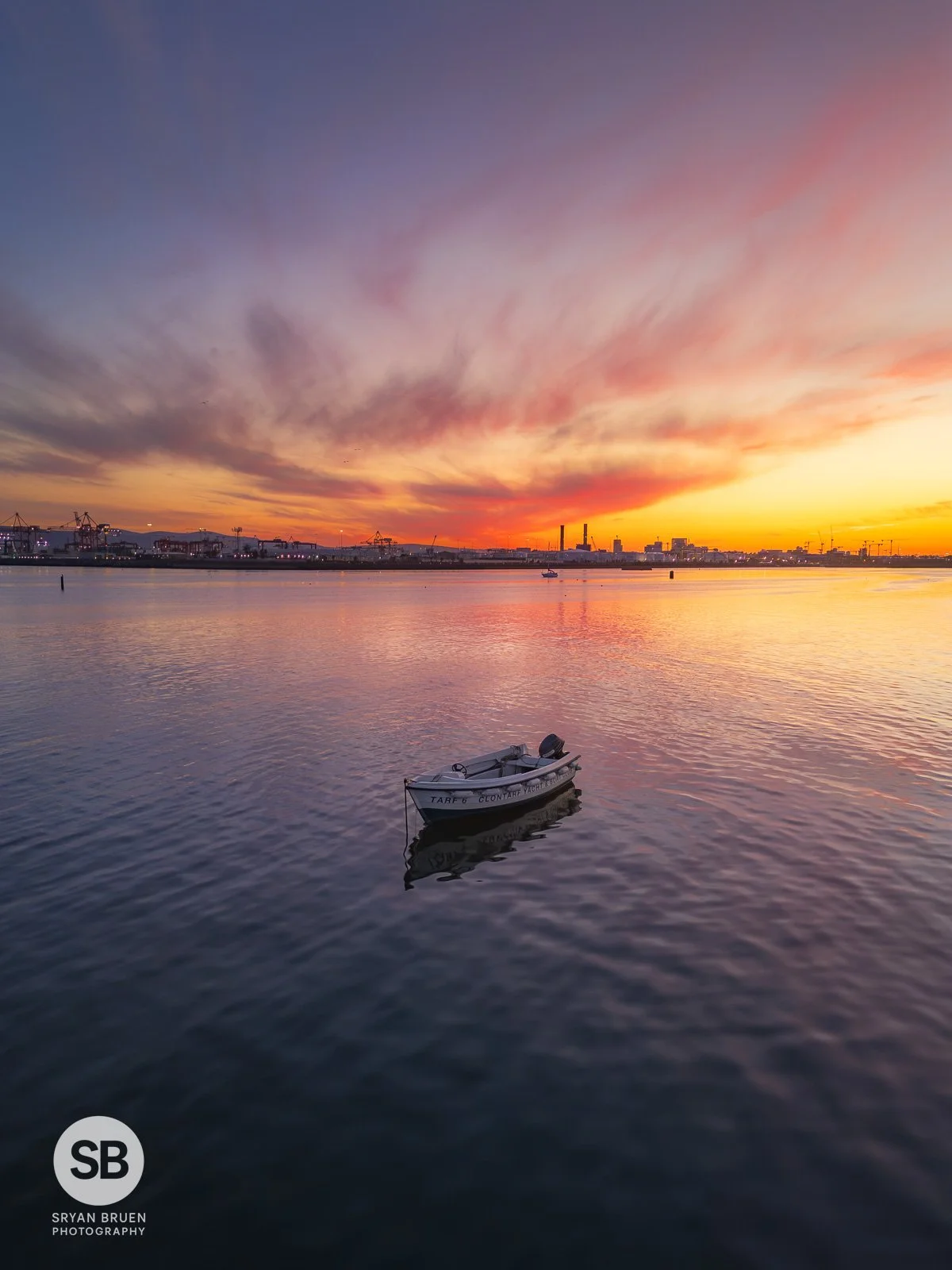 2024-10-14 Clontarf boat sunset portrait 14 October 2024.jpg