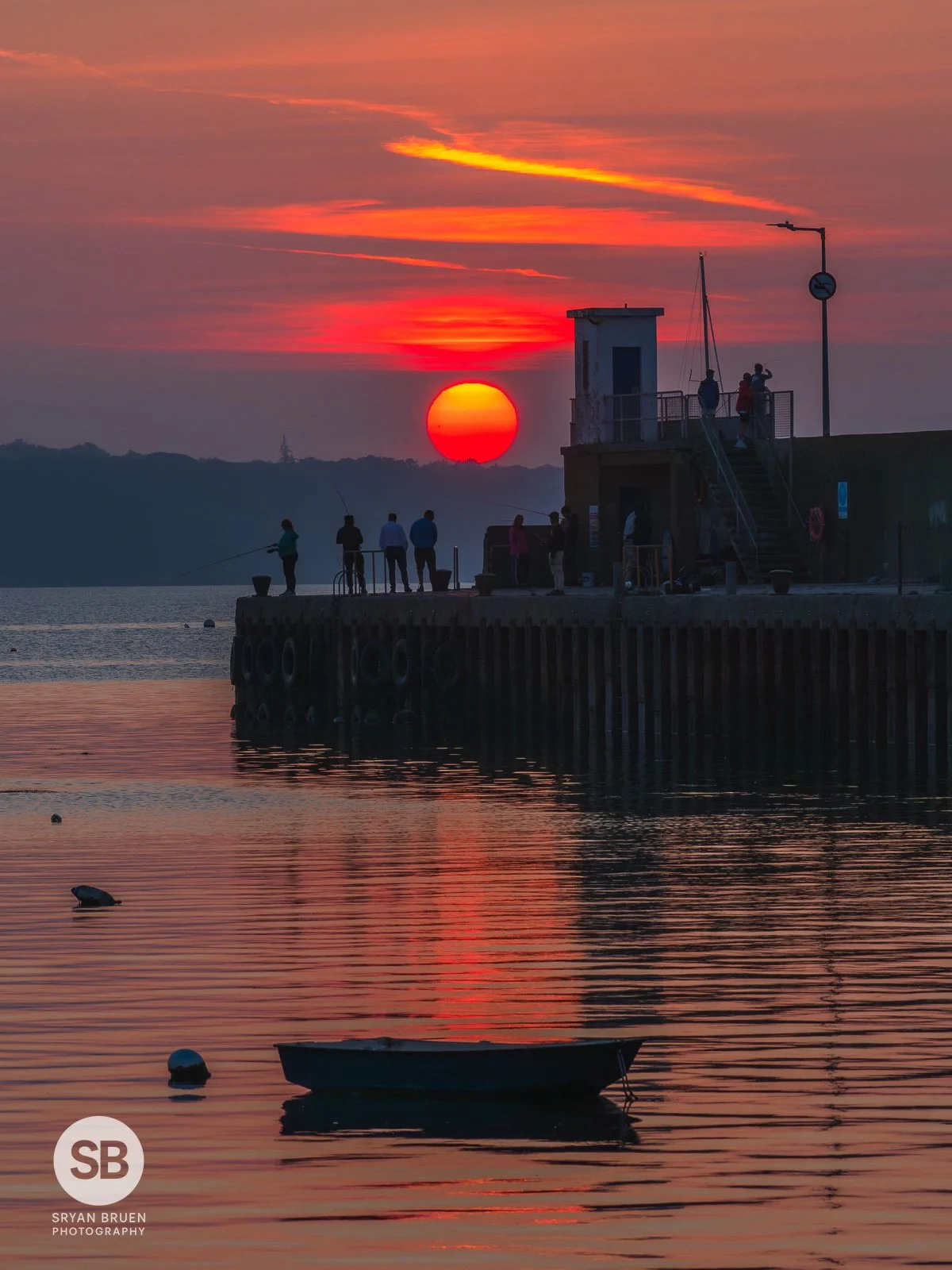 2024-08-30 Skerries pier sunset silhouettes 2 30 August 2024.jpg