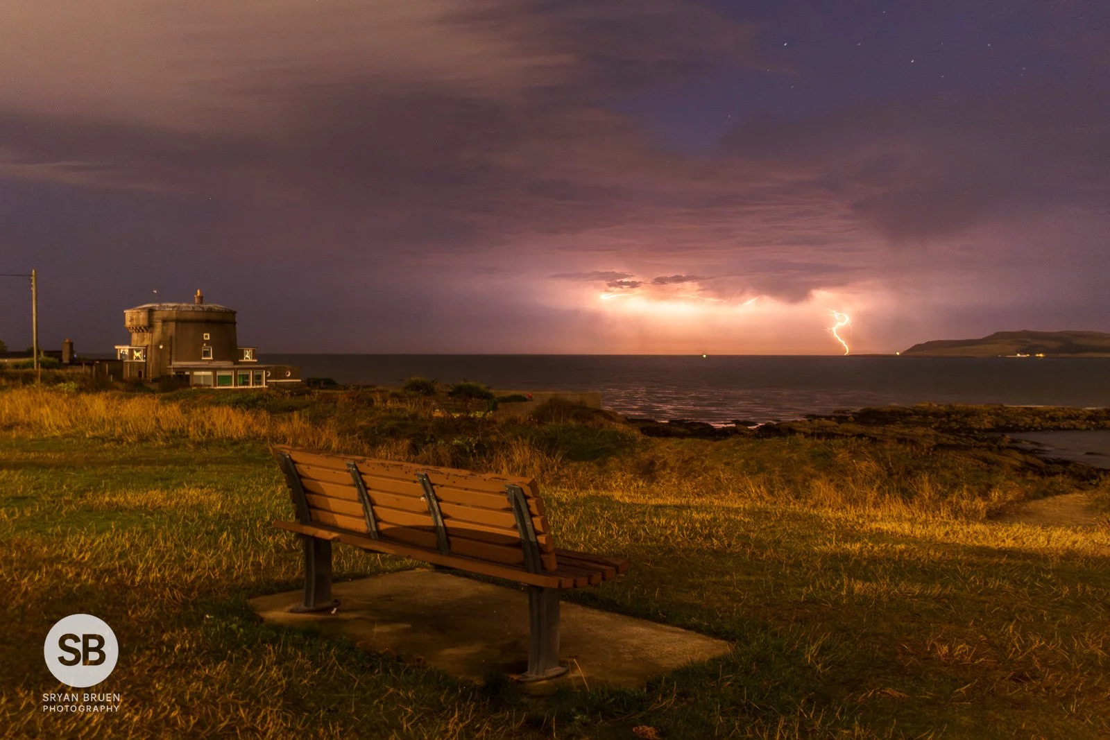 2024-08-11 Portrane Tower Bay lightning 11 August 2024.jpg