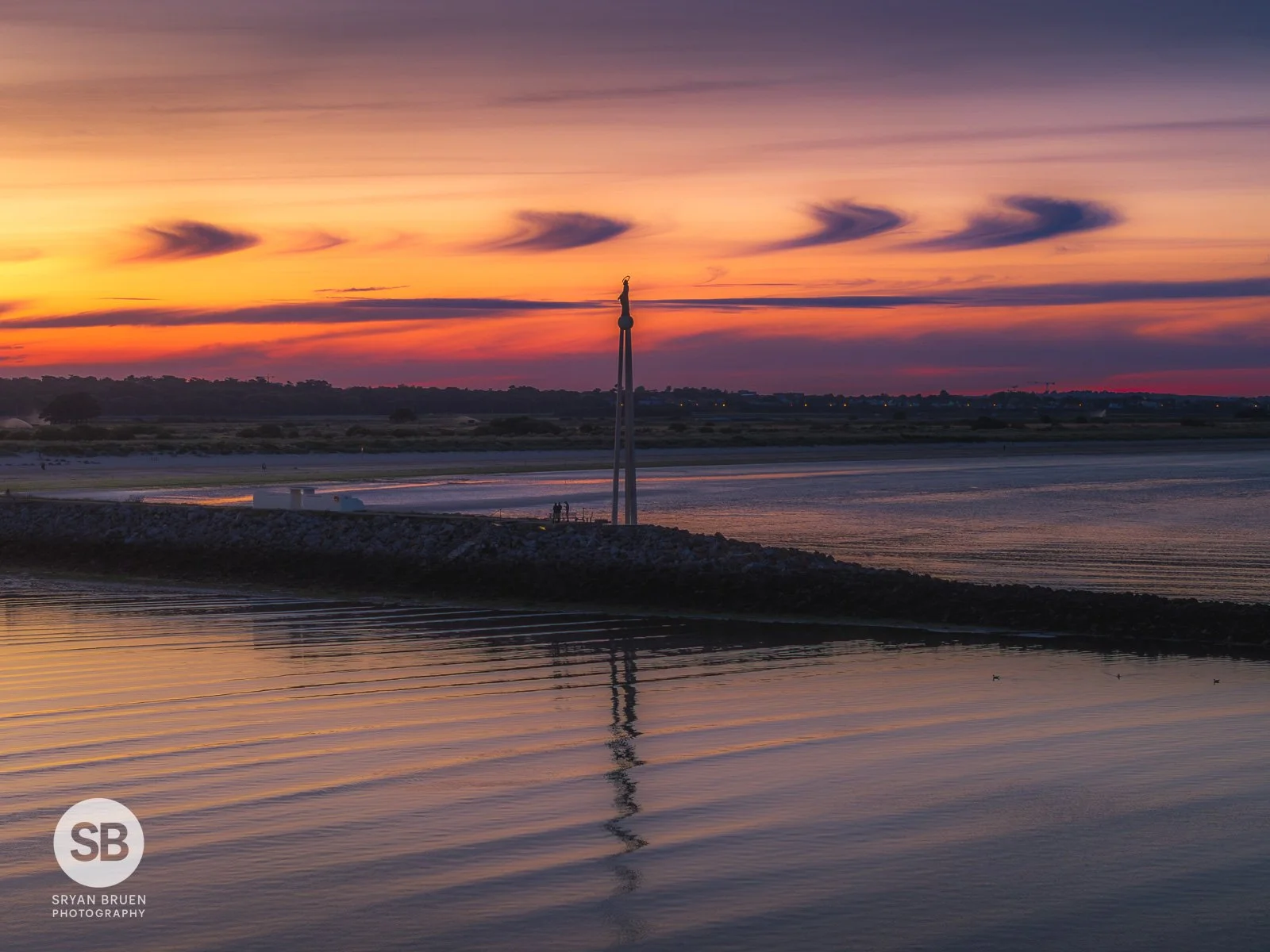 2026-06-21 Our Lady Star of the Sea sunset kelvin helmholtz clouds.jpg