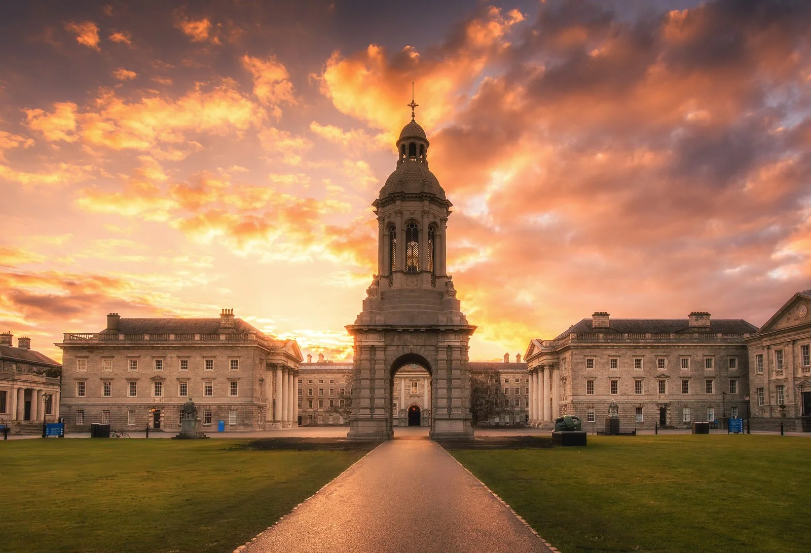 Trinity College Sunset