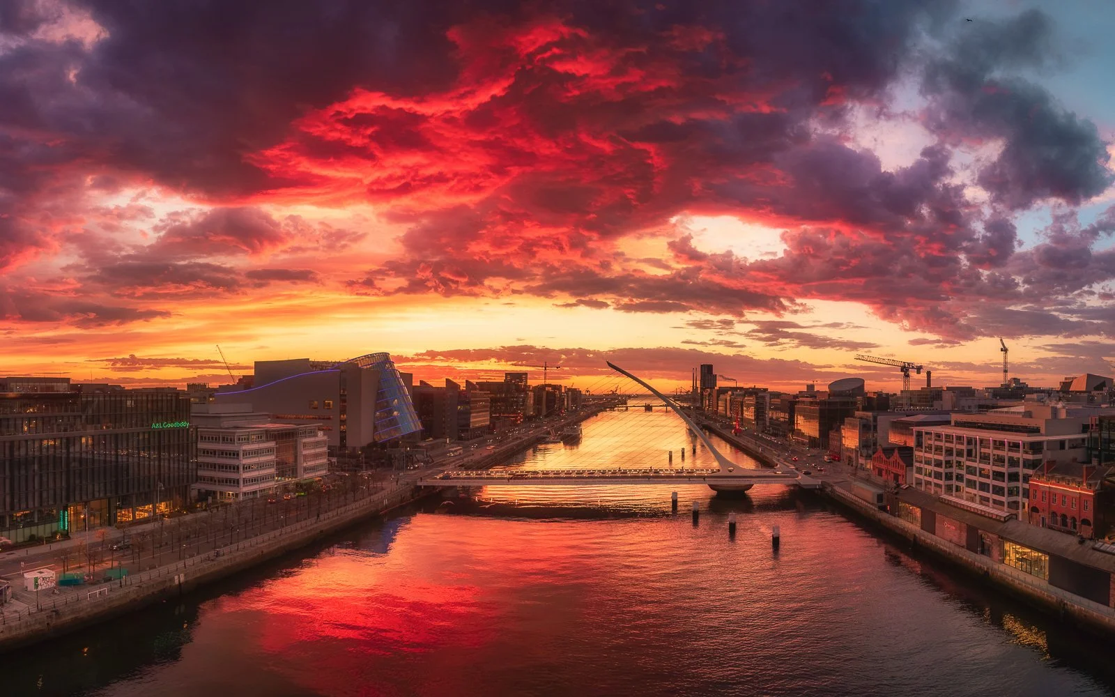 2026-04-07 Dublin City sunrise sky pano.jpg