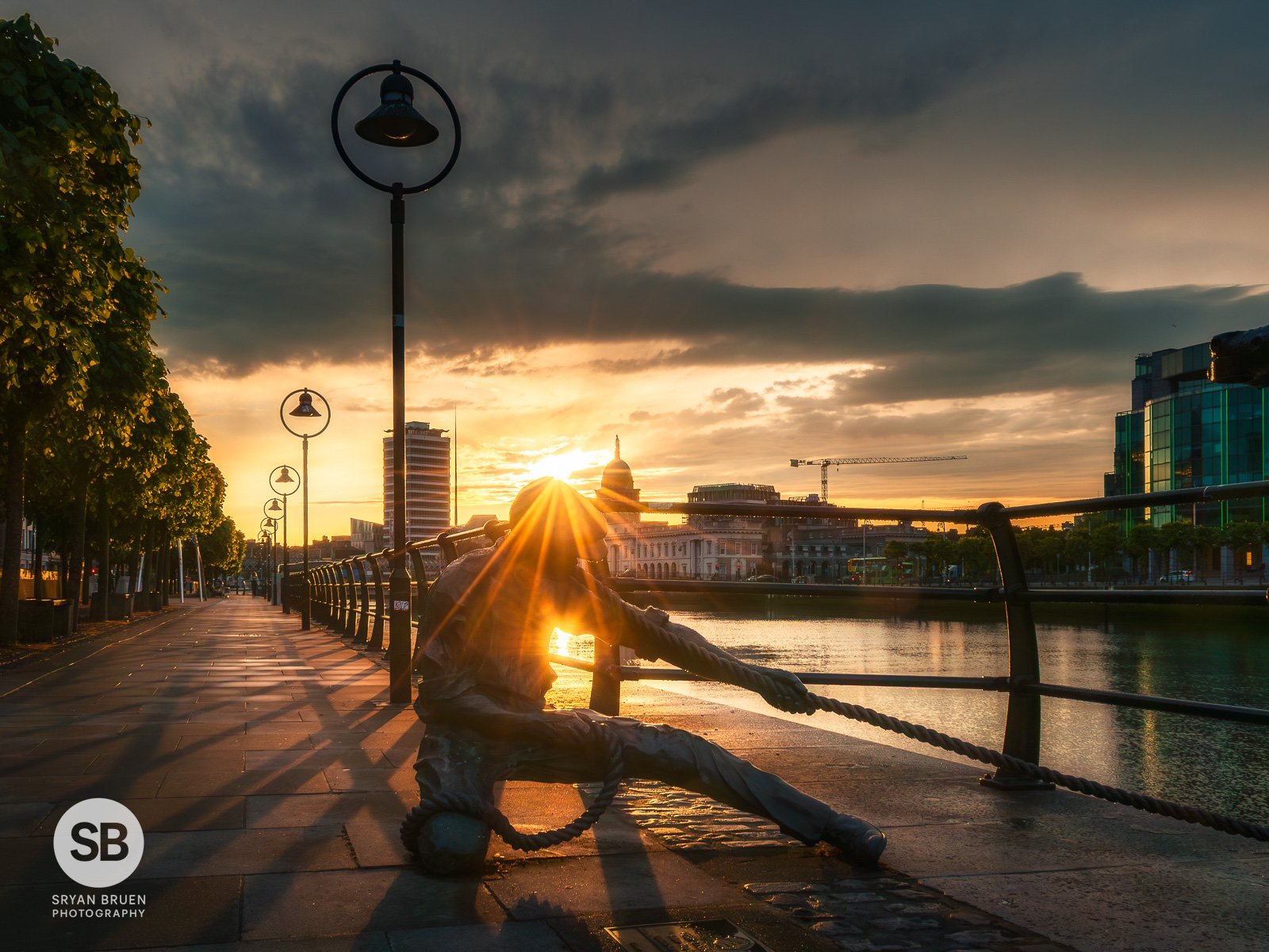 2025-05-20 The Linesman Dublin City sunset.jpg