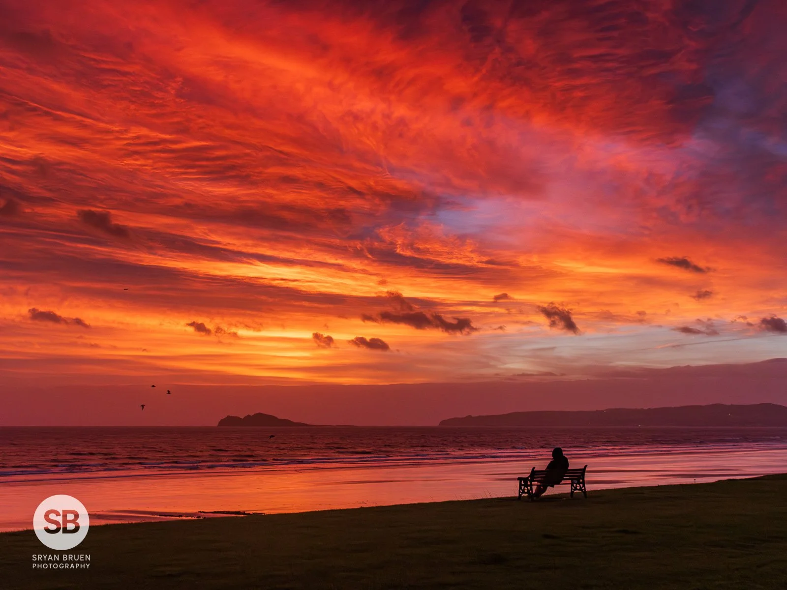 2025-12-11 Portmarnock sunrise bench sky.jpg