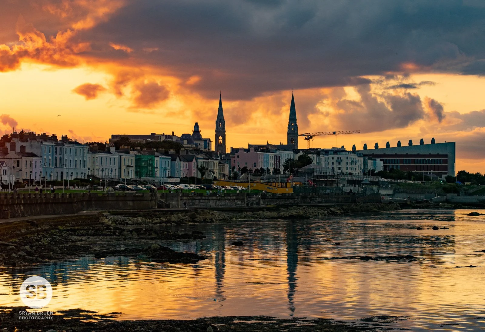 2021-08-22 Sandycove sunset reflection 22 August 2021.jpg