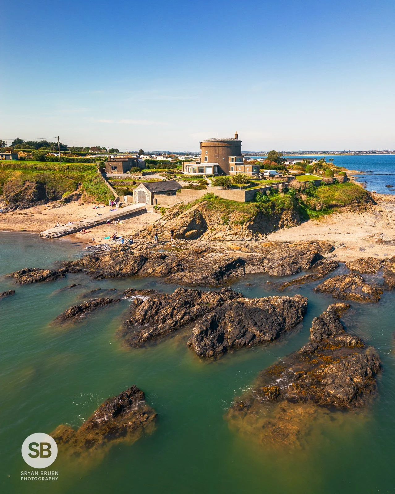 2023-09-04 Portrane Tower Bay Beach sunshine 4 September 2023.jpg
