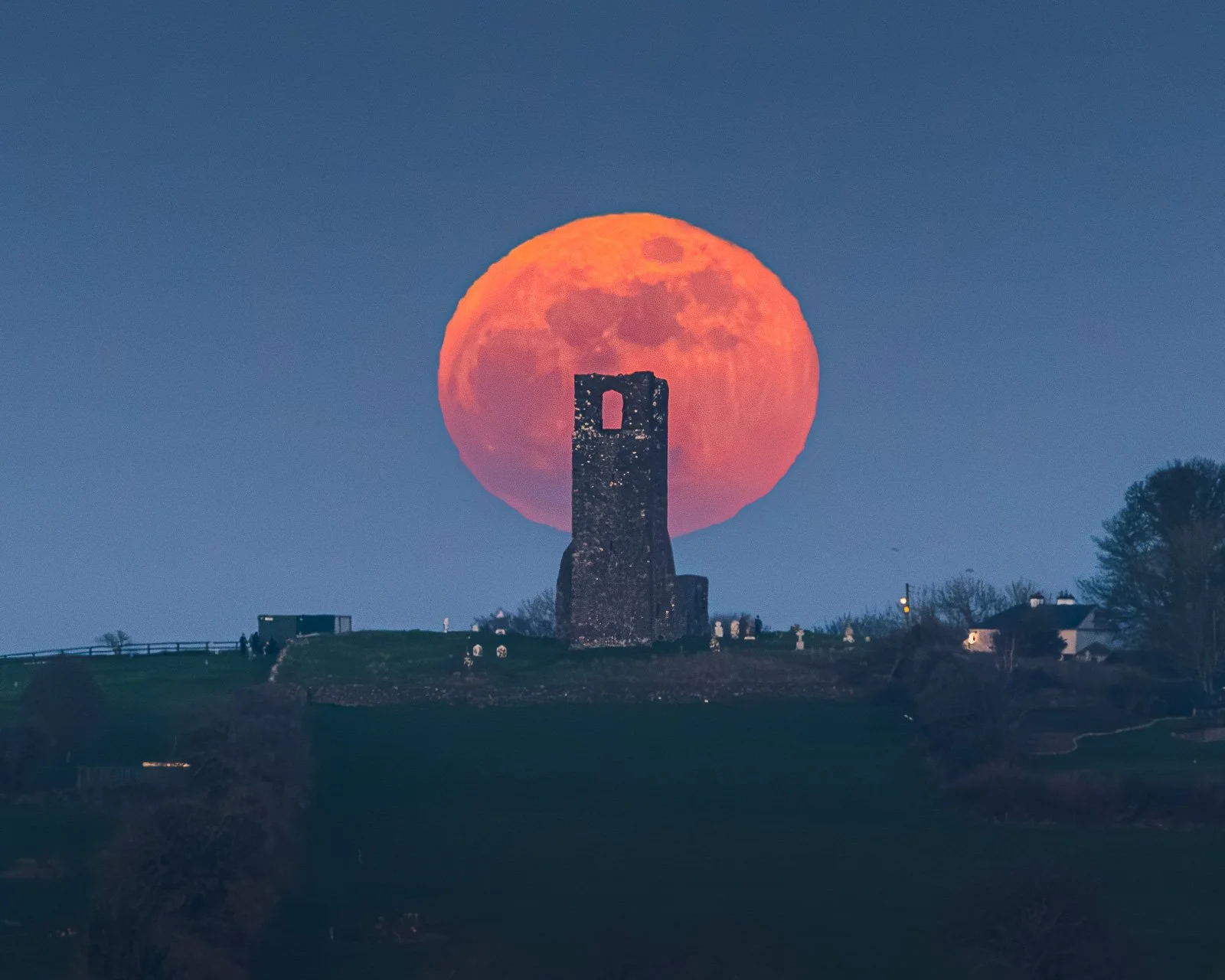 2026-03-03 Skryne tower moonrise from Tara.jpg