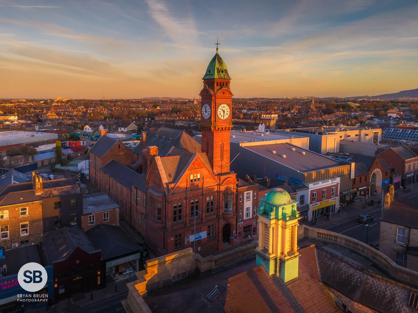 2025-03-31 Rathmines clock tower golden hour sunset.jpg