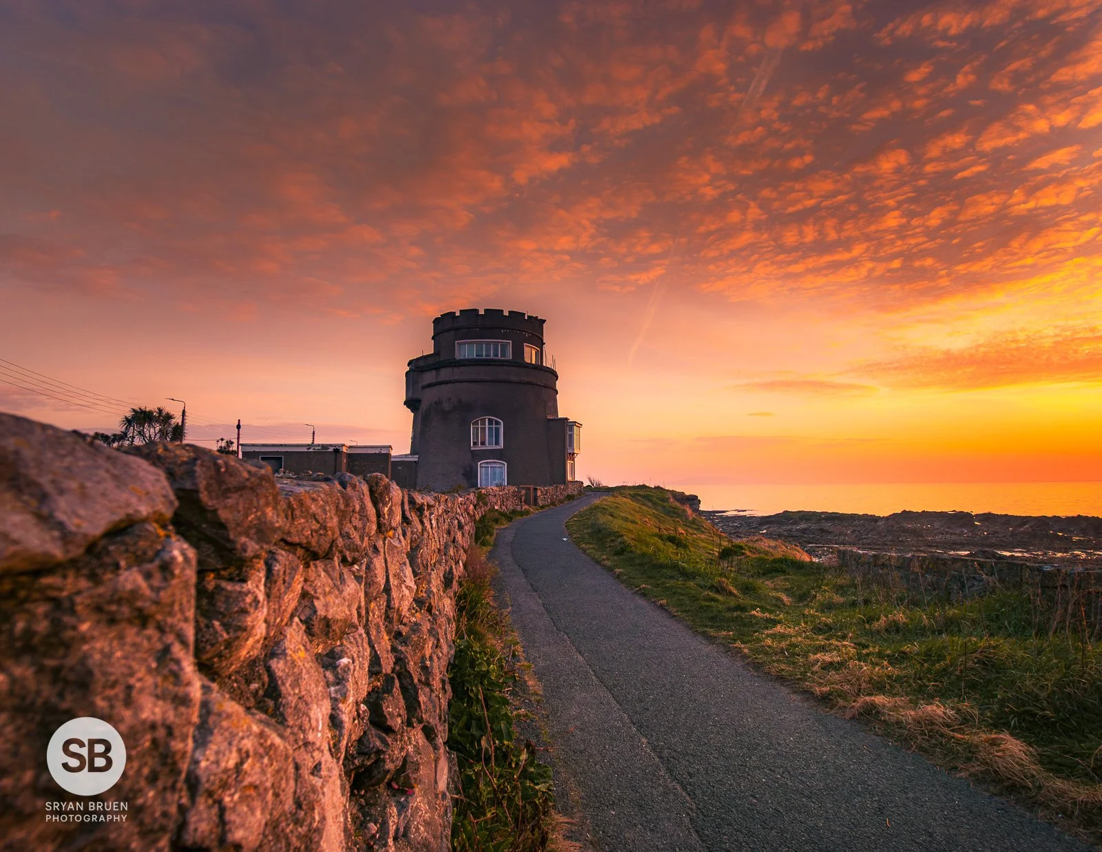 2025-03-20 Portmarnock Martello Tower sunrise 20 March 2025.jpg