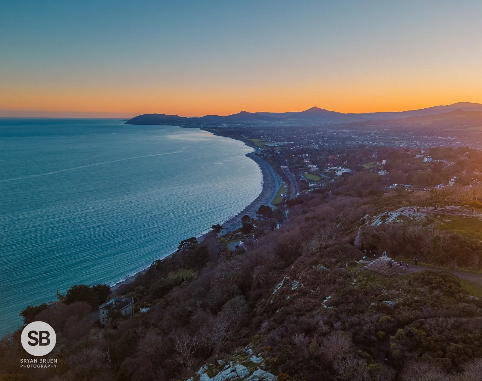 2023-01-02 Killiney clear sunset dusk 2 January 2023.jpg