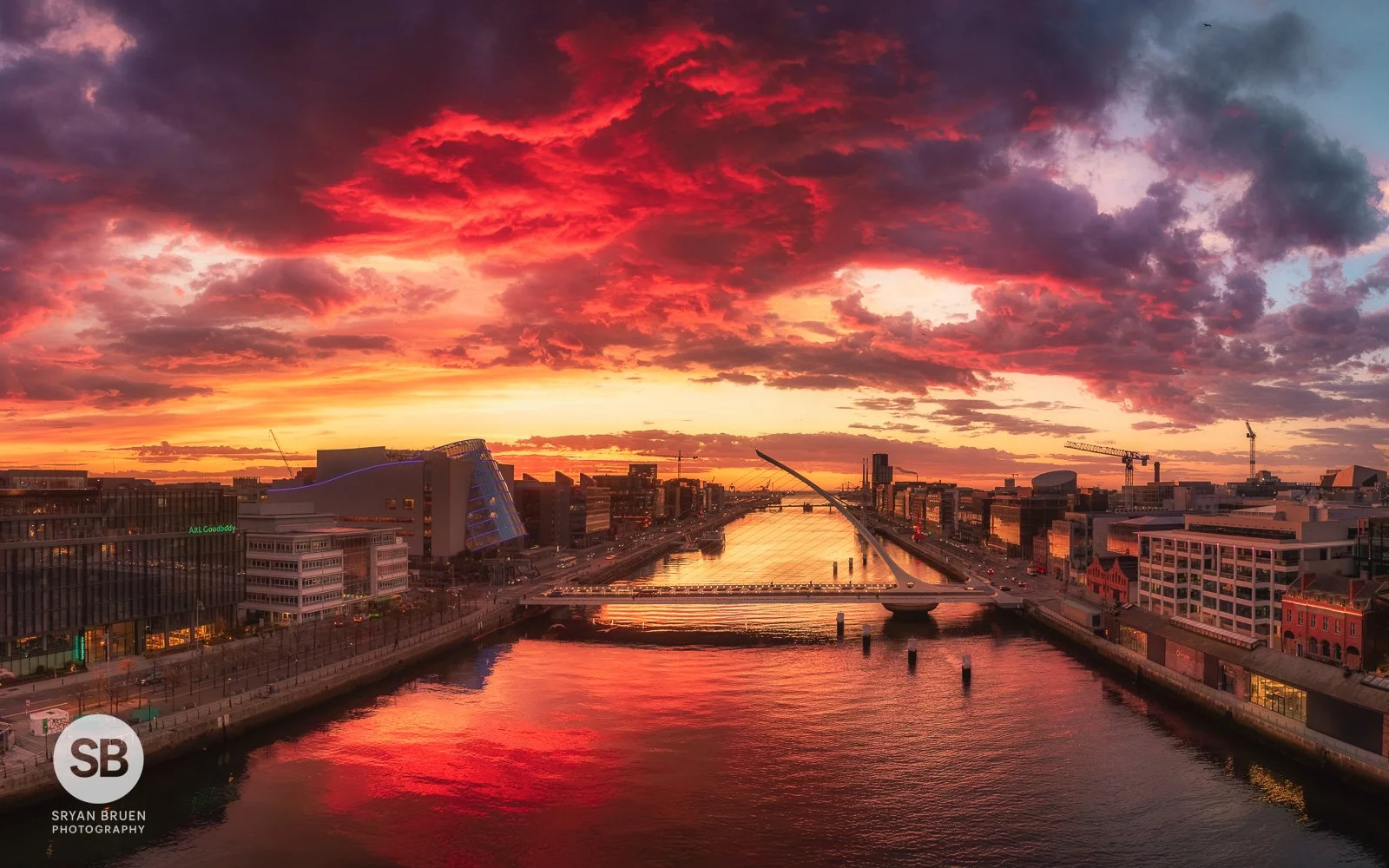 2026-04-07 Dublin City sunrise sky pano.jpg