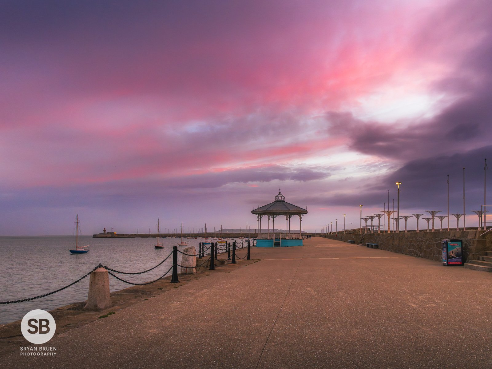 2026-09-18 Dun Laoghaire East Pier sunrise sky.jpg