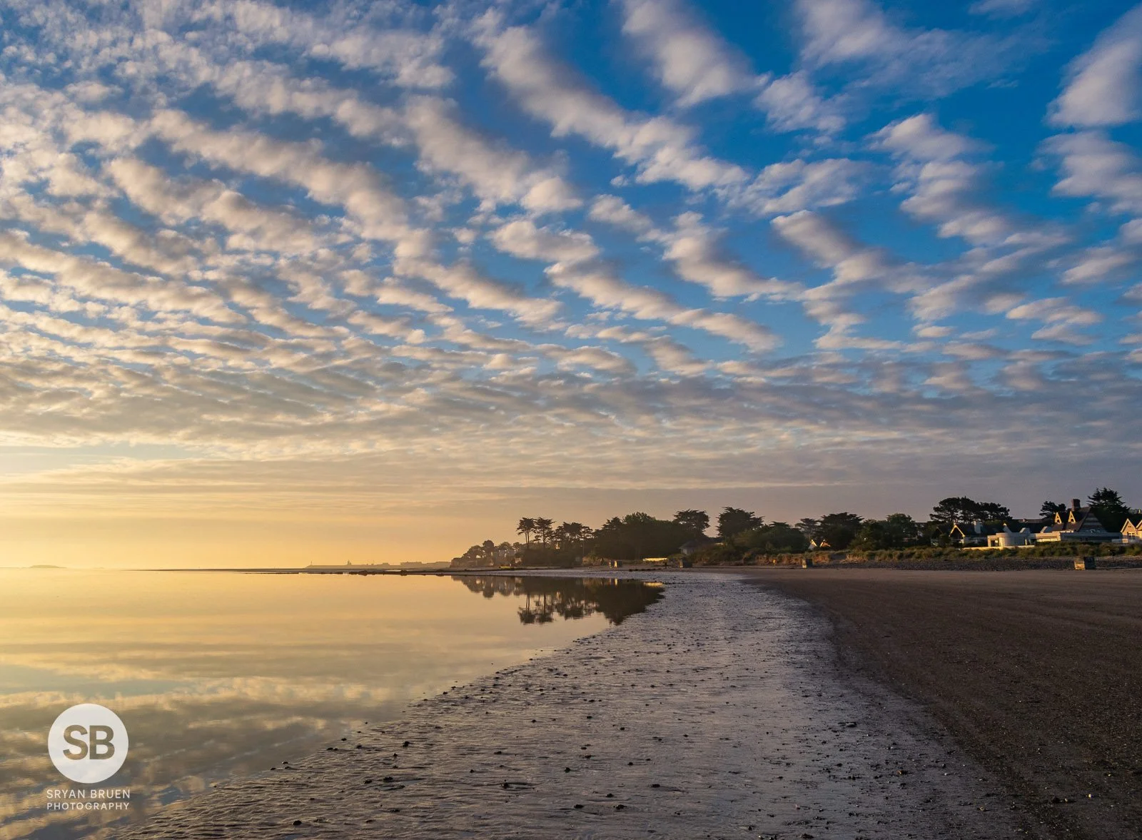 2021-05-30 Burrow Beach mackerel sky sunrise 30 May 2021.jpg
