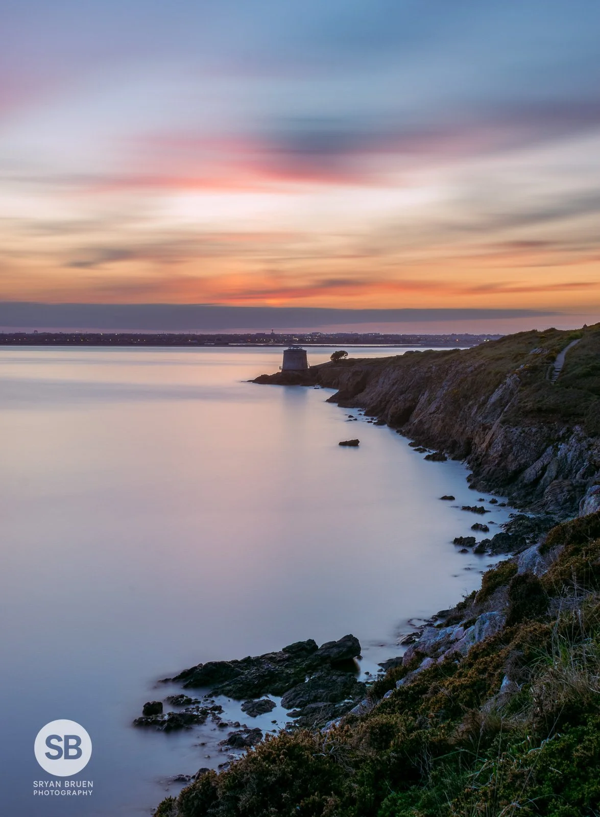 2022-04-27 Sutton Martello Tower sunset brighter 27 April 2022.jpg