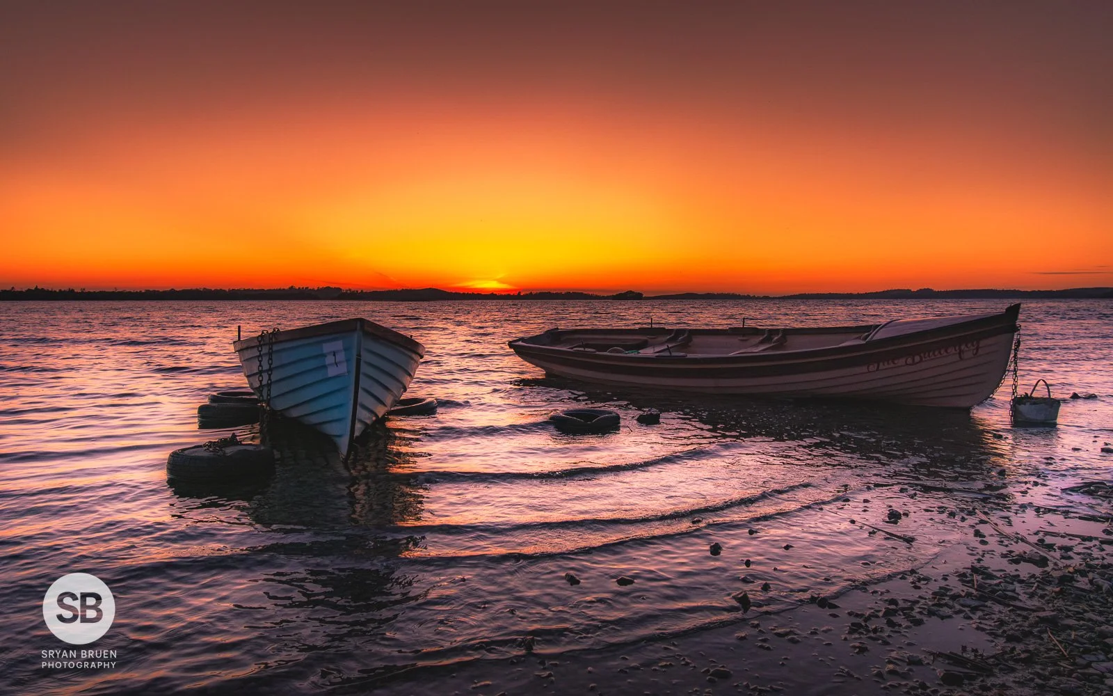 2025-05-02 Lough Owel boats sunset 2 May 2025.jpg
