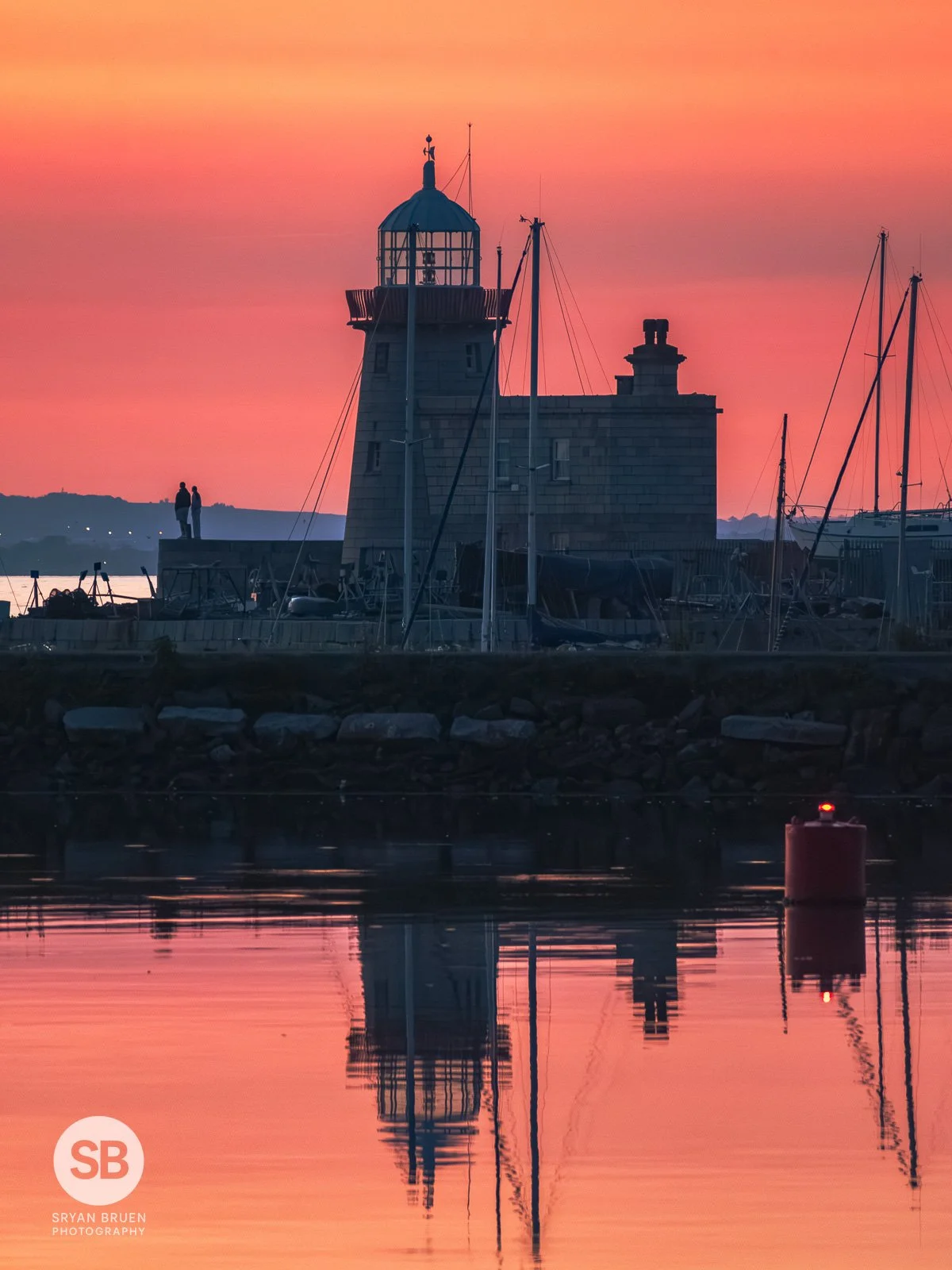 2024-05-19 Howth Lighthouse reflection 19 May 2024.jpg