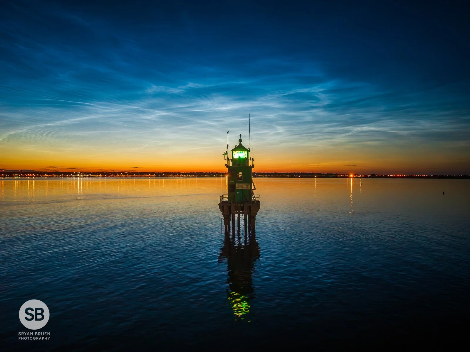 2025-06-29 North Bank Lighthouse reflections noctilucent clouds.jpg