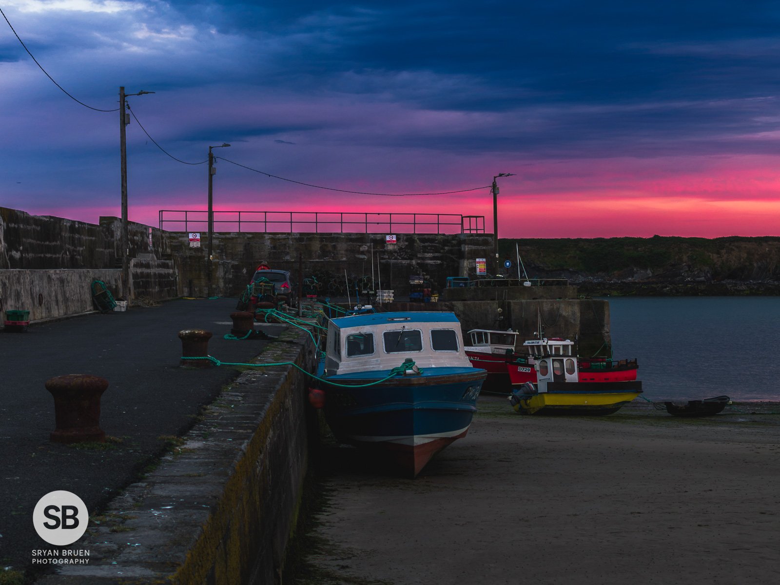 2026-07-05 Loughshinny pier sunset sky.jpg