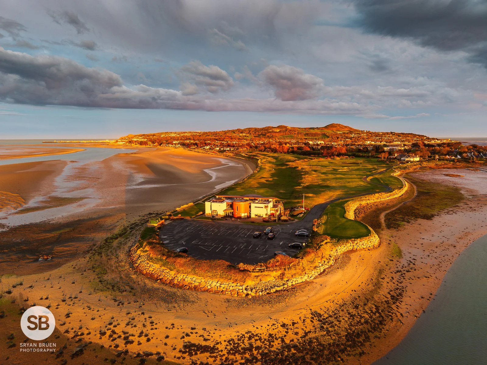 2025-04-14 Burrow Beach and Howth sunset glow 14 April 2025.jpg