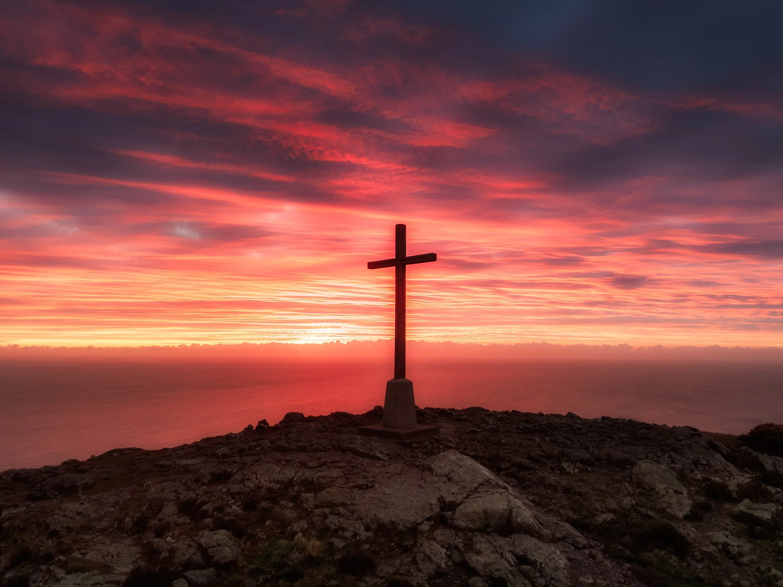 Bray Head Red Sky