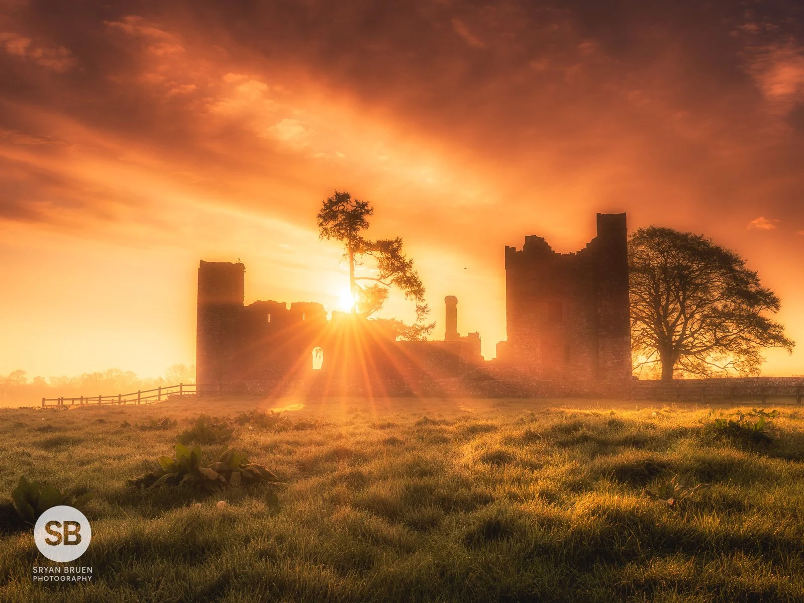 2025-04-24 Bective Abbey sunrise sunburst 24 April 2025.jpg