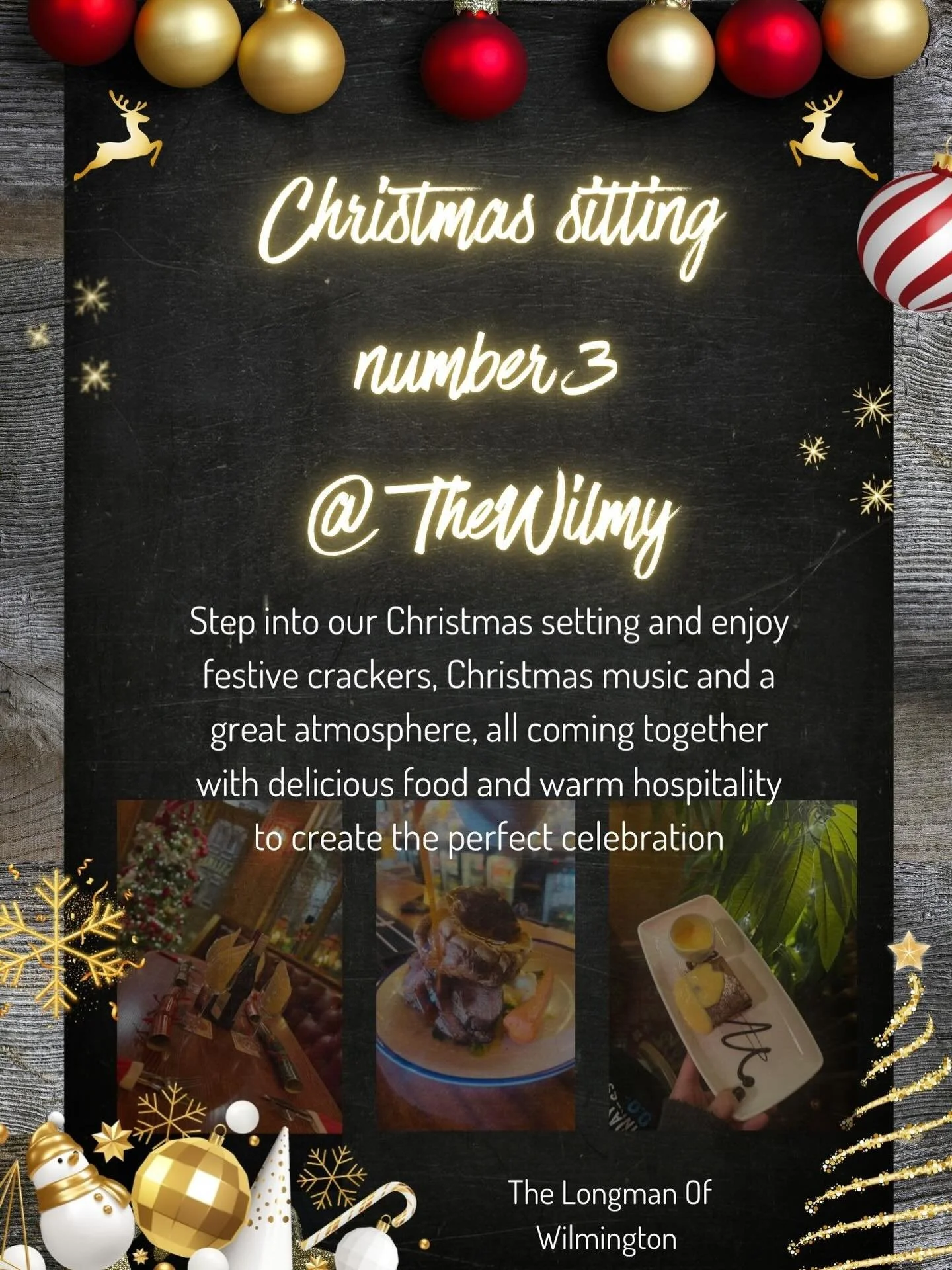 Our Christmas setting brings together festive crackers, Christmas music and a great atmosphere, creating a warm and joyful space to relax, dine and celebrate the season with those you love. ☃️❄️😋🎅🏼