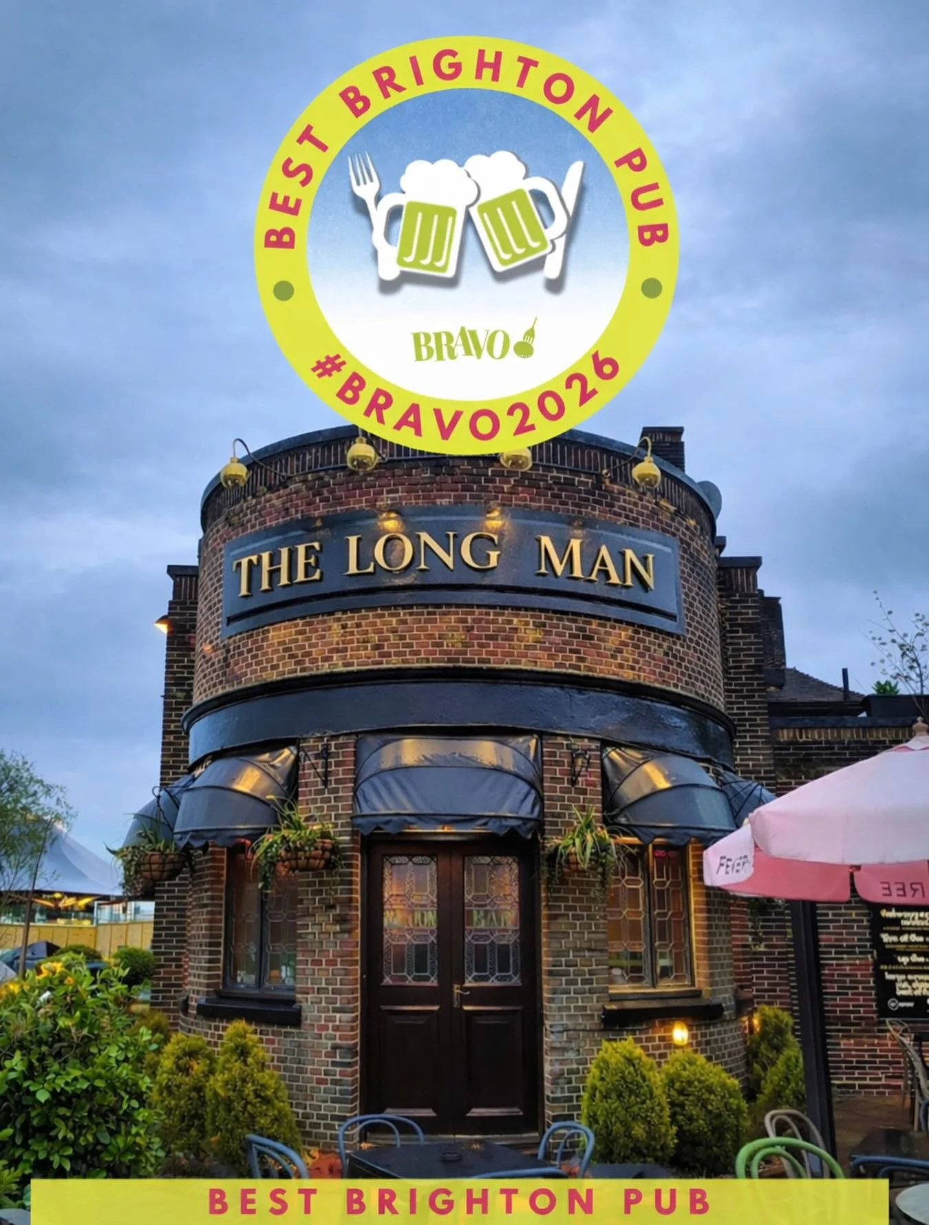 We&rsquo;re in the running for Best Brighton Pub! 🍻

✅ Voting closes on 10th March. We&rsquo;d love your support.

🦁Please vote for The Long Man via the link in our bio! 

#BRAVOS @restaurantsbrighton @brightonrestaurantawards