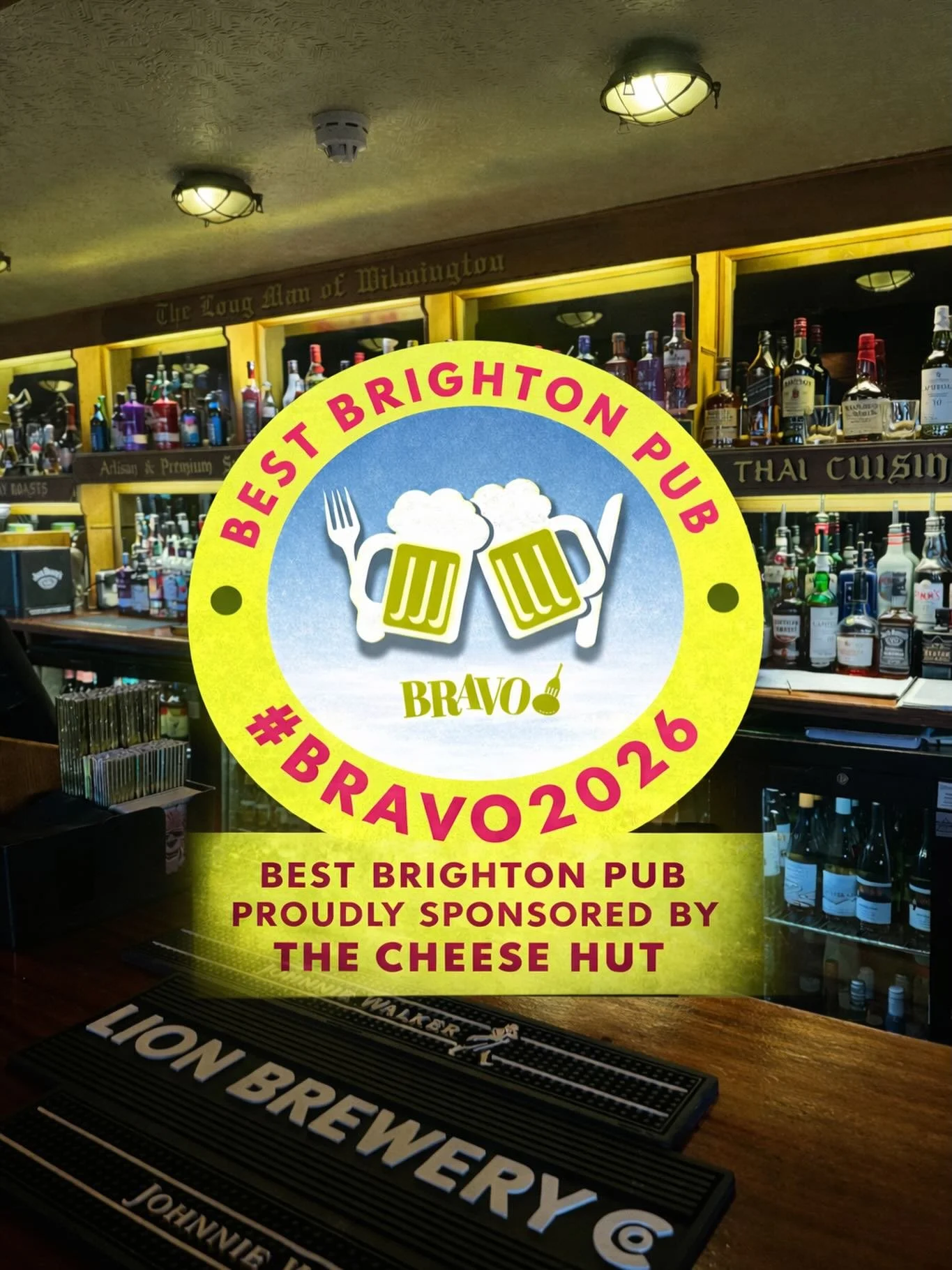 Please keep voting Longman as your winner for Best Brighton Pub at BRAVO 2026 🍻🦁

Every vote counts. Let&rsquo;s bring it home! #BRAVO2026 #BestBrightonPub #VoteLongman 🩷