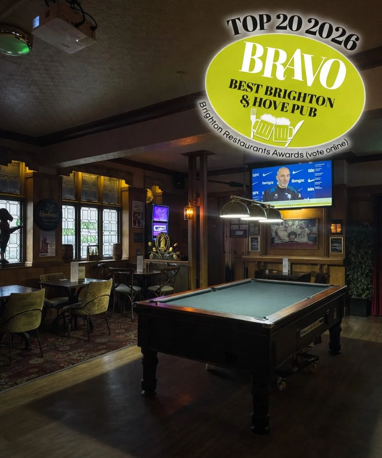 We&rsquo;re a Top 20 pub in Brighton! 👏🏼🍻

Thank you for all your votes and support🦁🥰