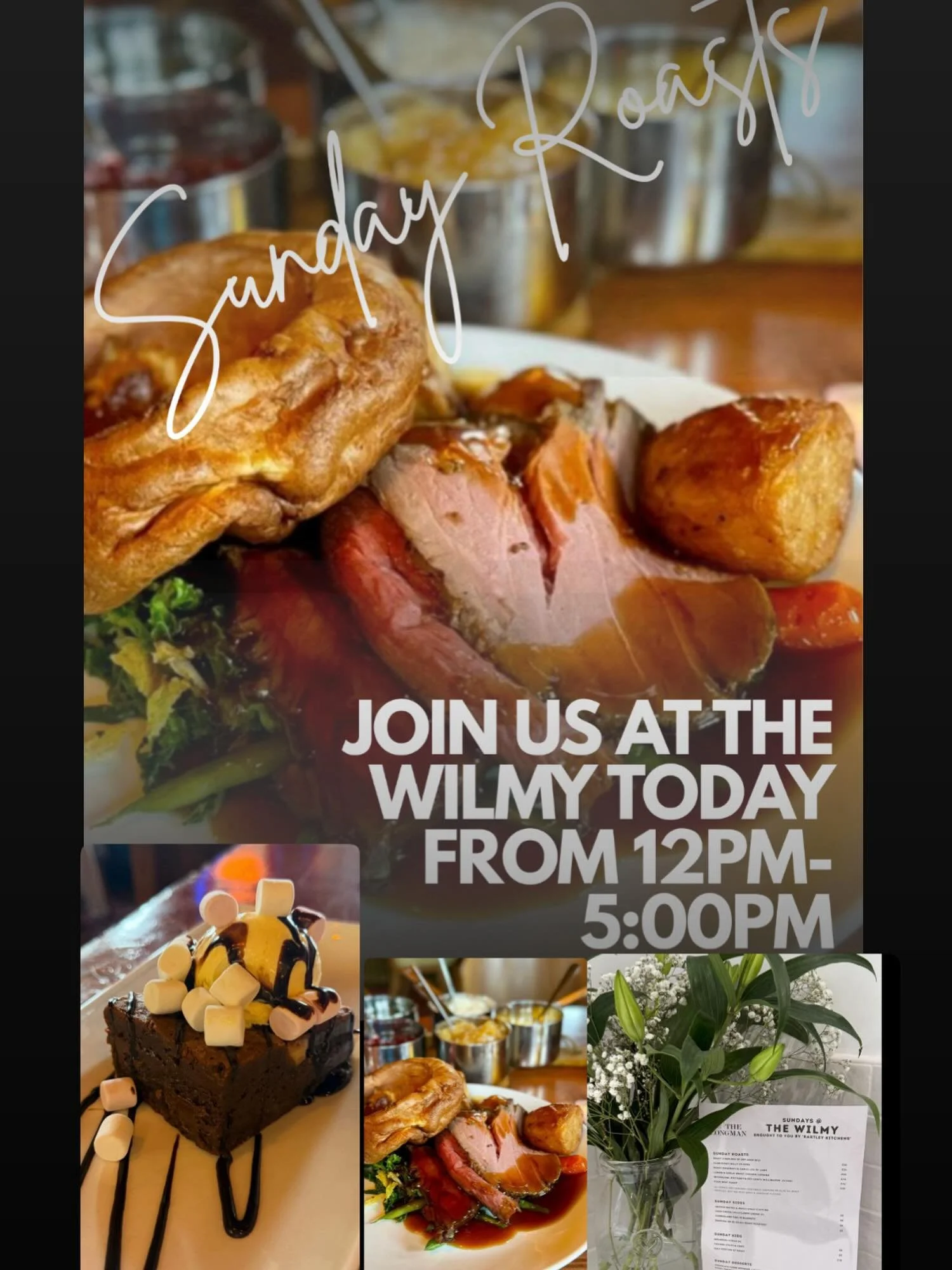 Come join us today @ The Longman for a mouthwatering roast 

spaces still available contact myself or book on line or give us a call 📞☎️01273 502567

⚽️All the big games today  showing on big screens 

🎱free pool from 6pm
