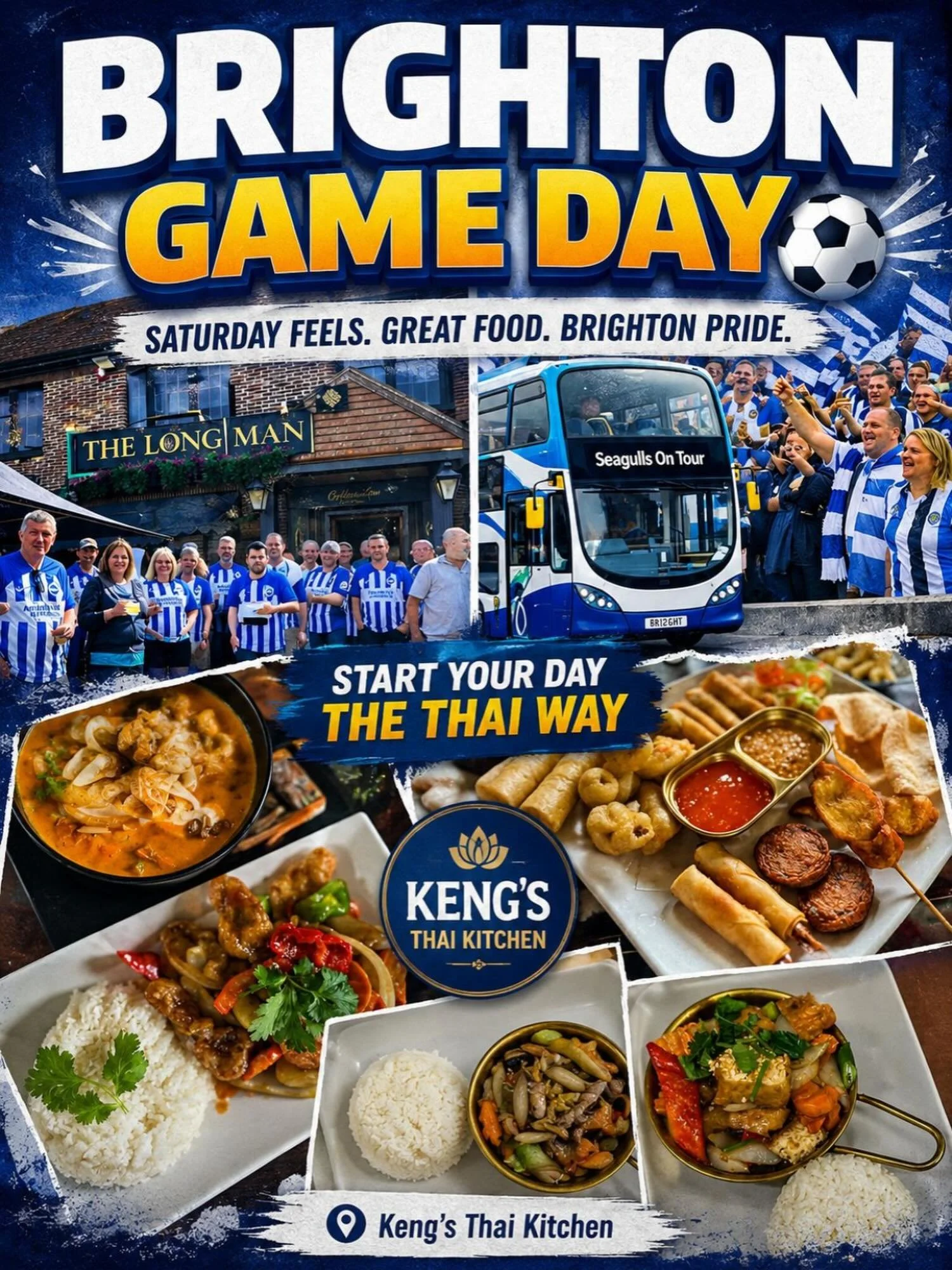 Saturday @the_wilmy 

🍜it&rsquo;s the day we love where Keng and pinky open the Thai kitchen all day today from 12-9.15pm 

🍺🍻🍷☕️so why not Join us earlier for pre drinks and food and fill them bellies before coaches leave the wilmy 

⚽️⚽️Live fo