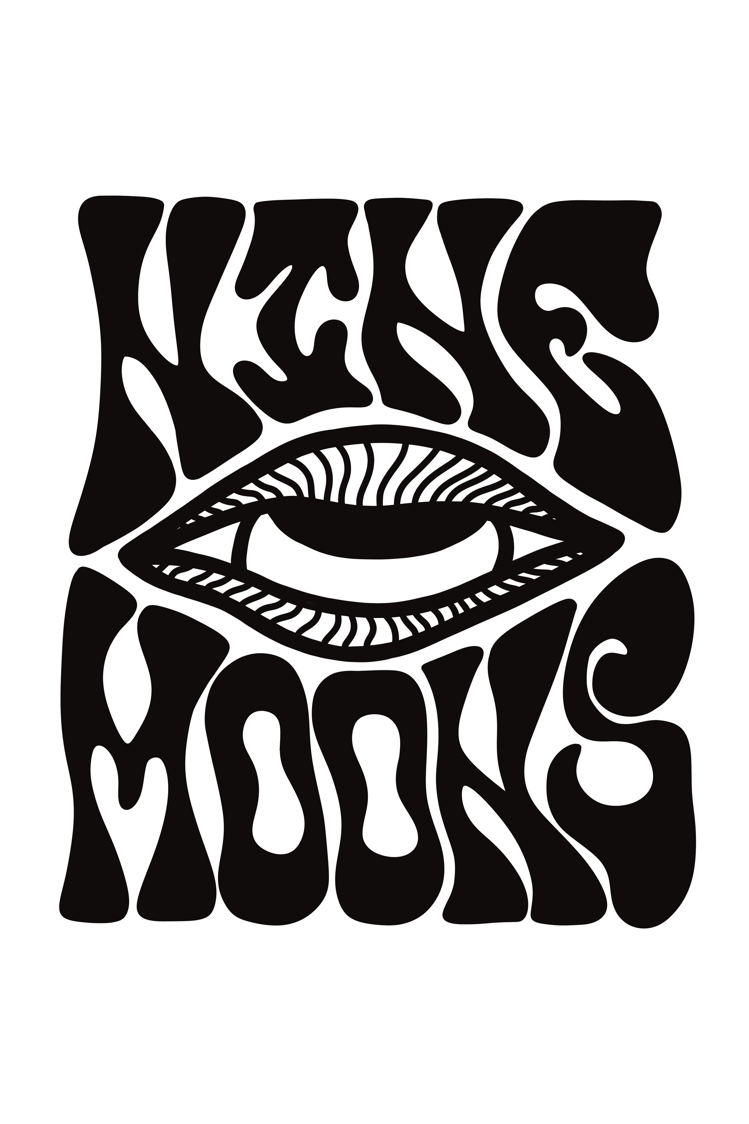 Custom hand drawn band logo by Thirteen Scorpios