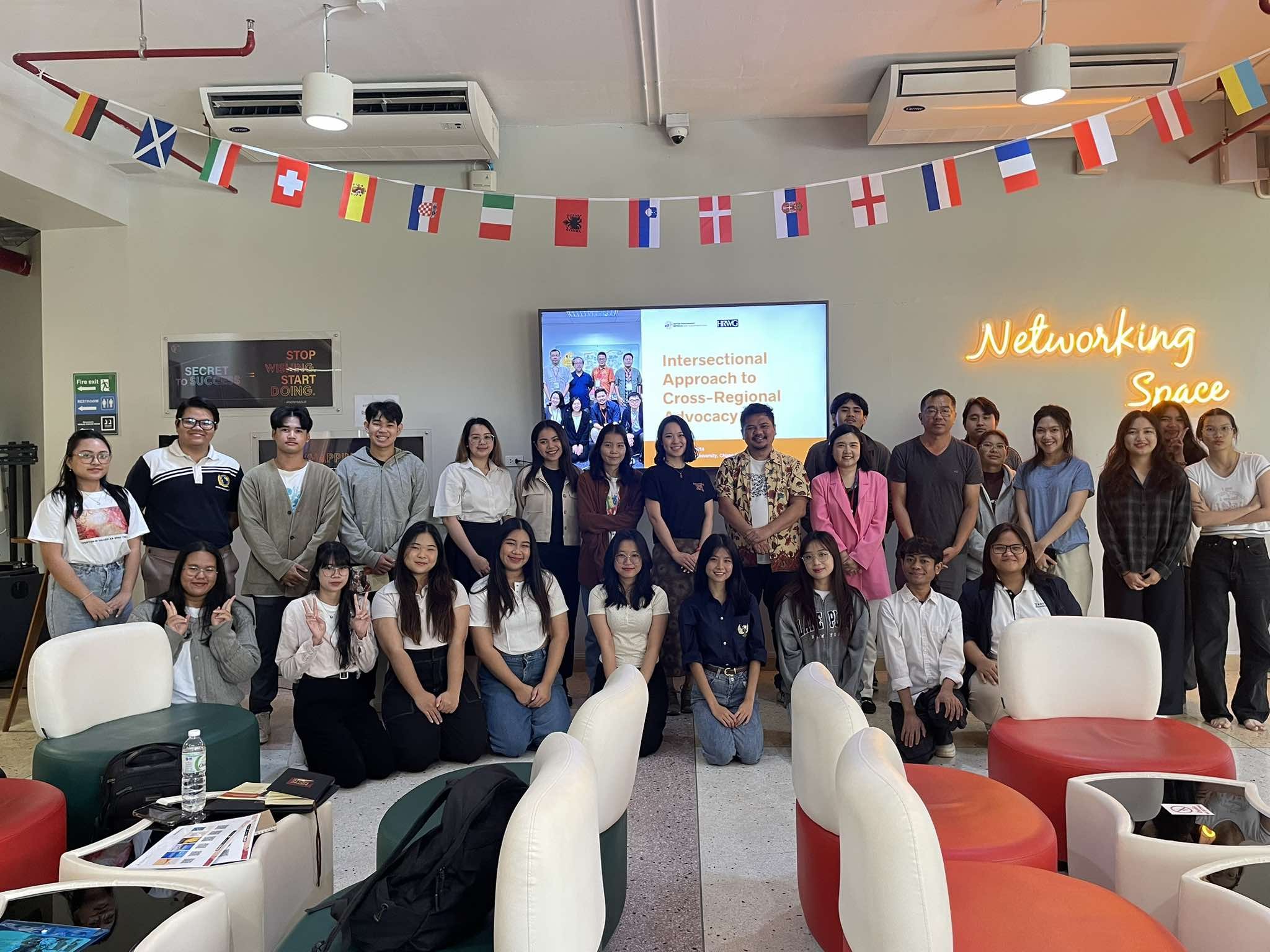 A workshop with students of Mae Fah Luang University (MFU) in Chiang Rai, Thailand