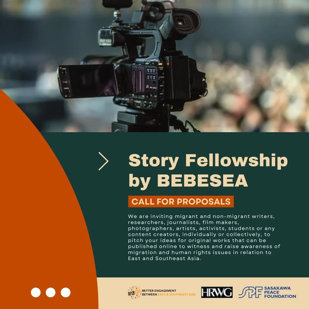 Call for proposals: Story Fellowship by BEBESEA