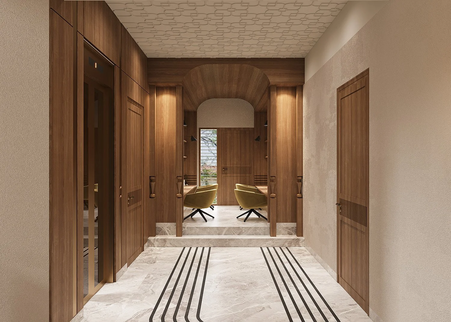 Quadrum Design Lab_The Multi-Family Villa_21_Passage to Library.jpg