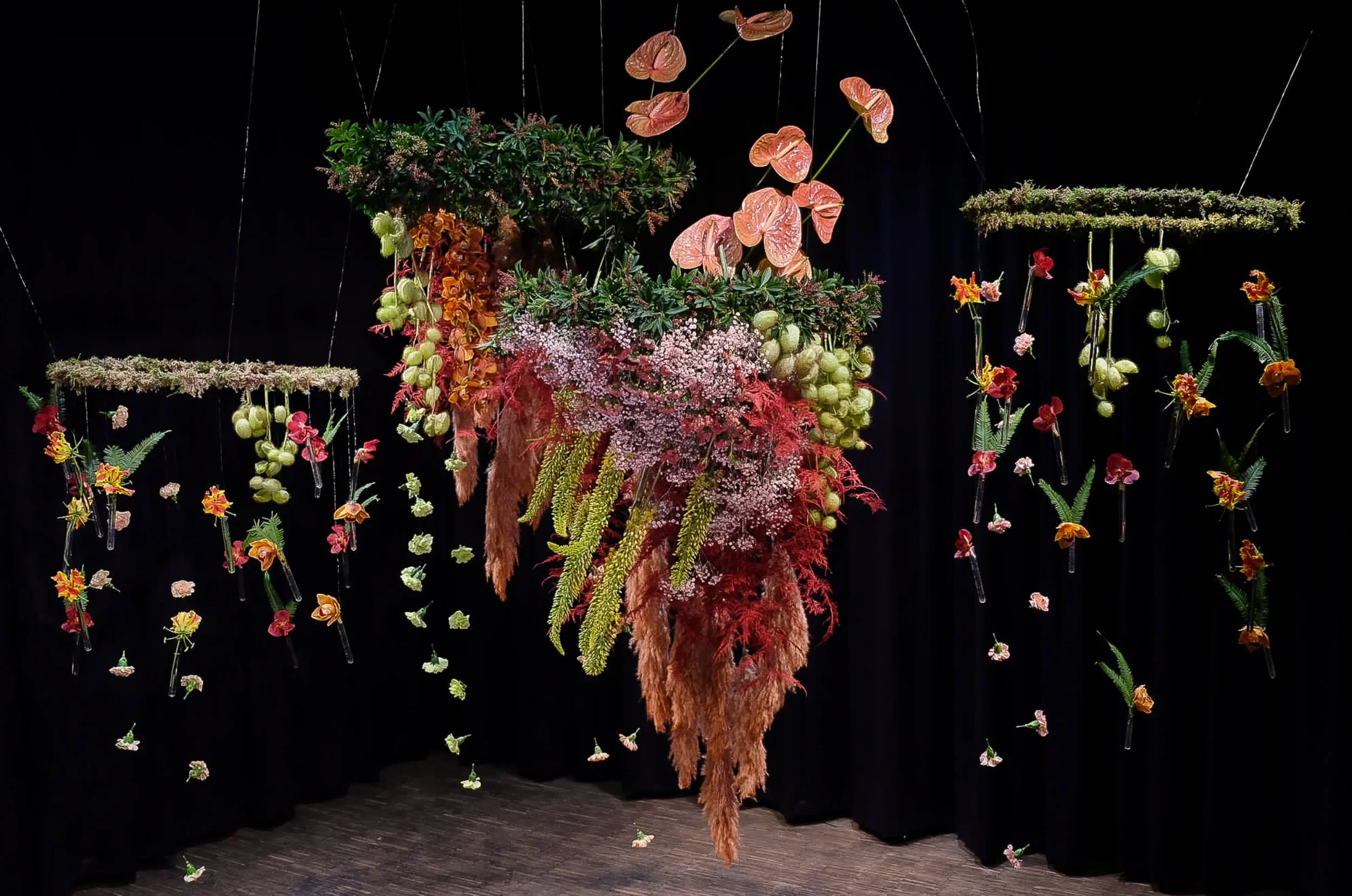 flower chandelier