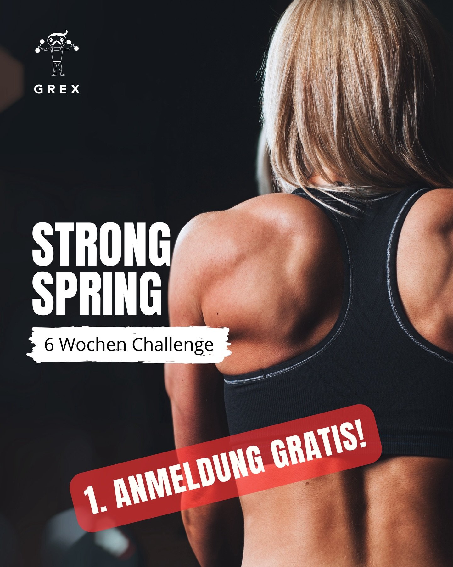 STRONG SPRING 💪🏽 Deine 6 Wochen Challenge zum Fr&uuml;hlingsbeginn!

Bereit f&uuml;r sichtbare Ergebnisse? Dann ist das deine Chance 👇🏽
✔️ 6 Wochen Training &amp; Nutrition
✔️ 12 intensive Trainingseinheiten
✔️ Ergebnisgarantie &ndash; inkl. - od