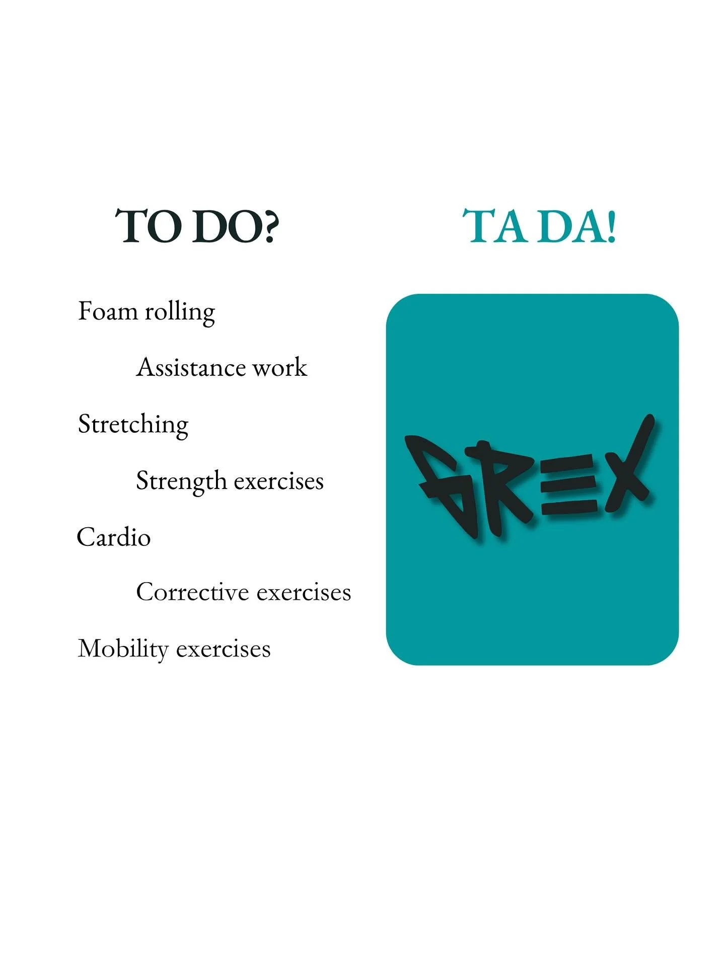 To do?
Ta da!