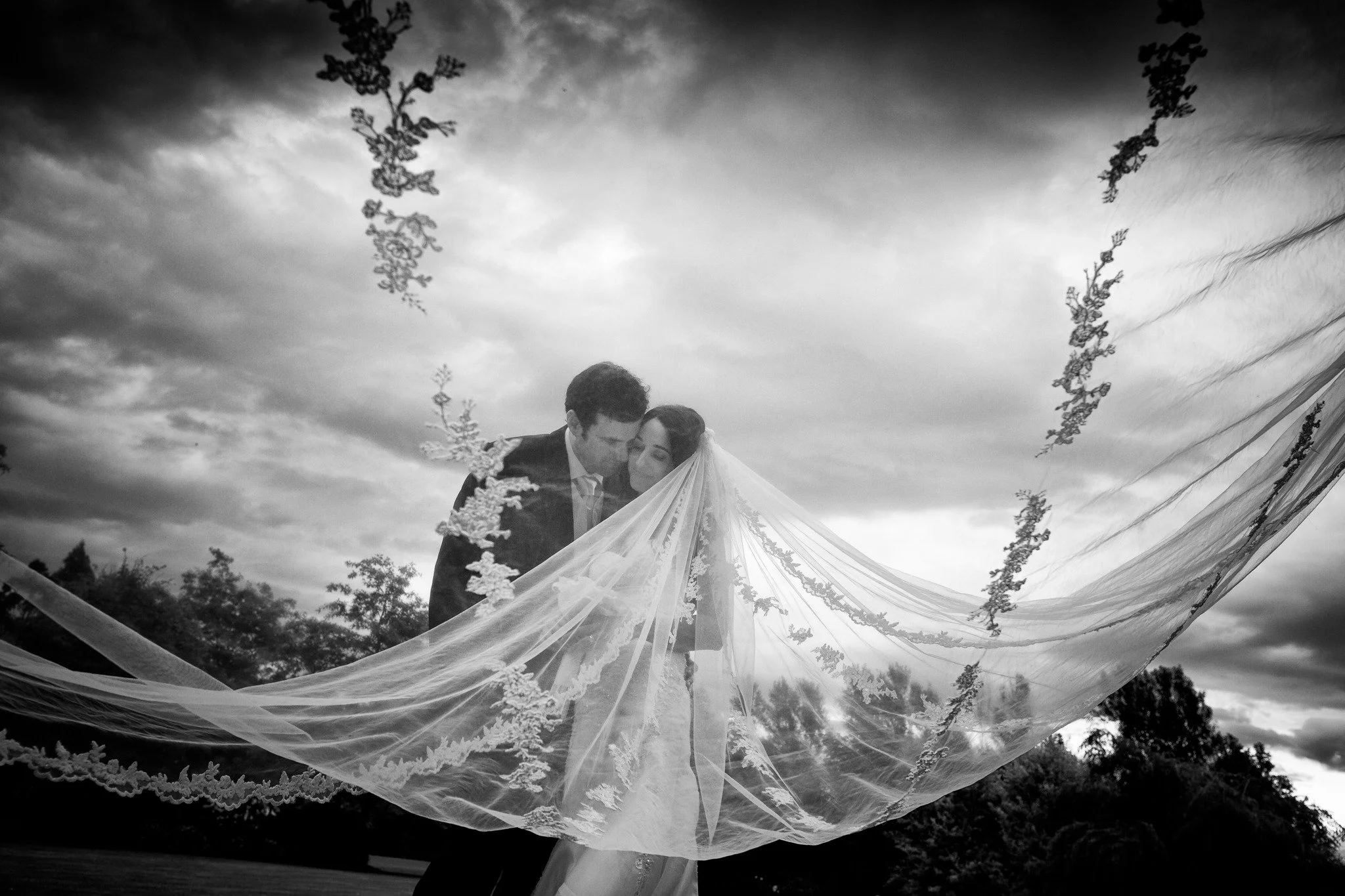 &ldquo;Between light and lace, 
 it&rsquo;s just the two of them. ✨ 

#DocumentaryLove #WeddingMoments&rdquo;