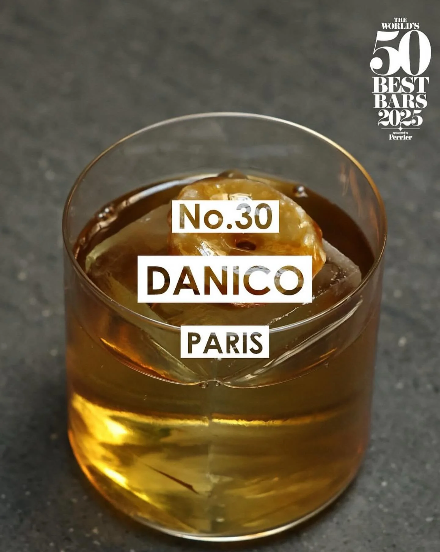 From Paris to Hong Kong

@danicoparis se classe 30e meilleur bar du monde au @50bestbars 2025.

Huuuge bravo &agrave; @nico2soto , @cocoownuts et toute l'&eacute;quipe du Danico qui font rayonner la sc&egrave;ne cocktail parisienne !!

#Worlds50Best 