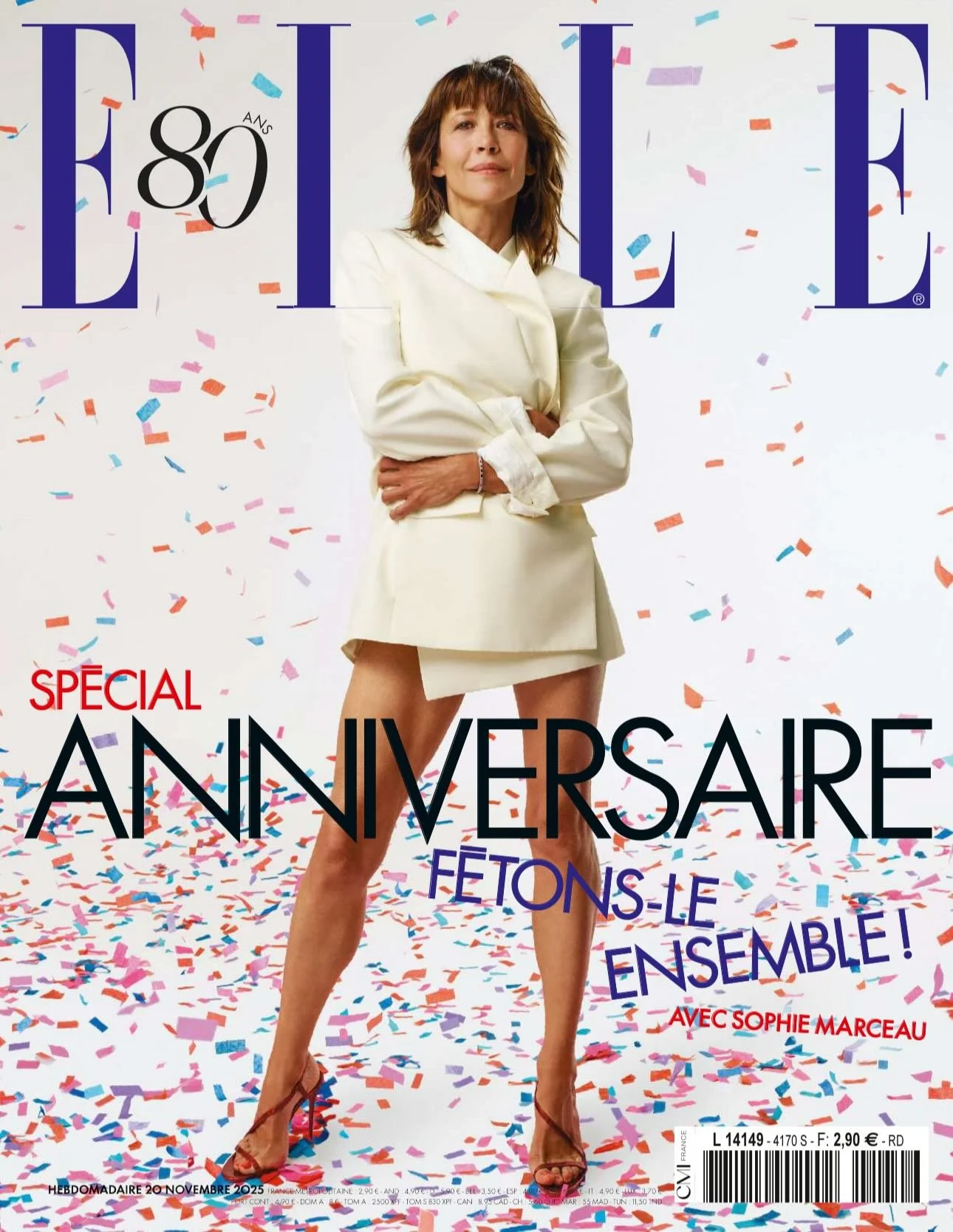 Happy 80 @ellefr 🤍 

On retrouve dans cette &eacute;dition anniversaire la cheffe @carrie_s_paris dans la &quot;Brigade Id&eacute;ale&quot; ainsi qu' @alicetuyet et @jesuisclaraluciani qui signent une collaboration daimante : le Succ&egrave;s Clara.