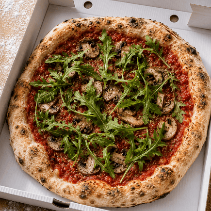 Pizza Funghi Vegana