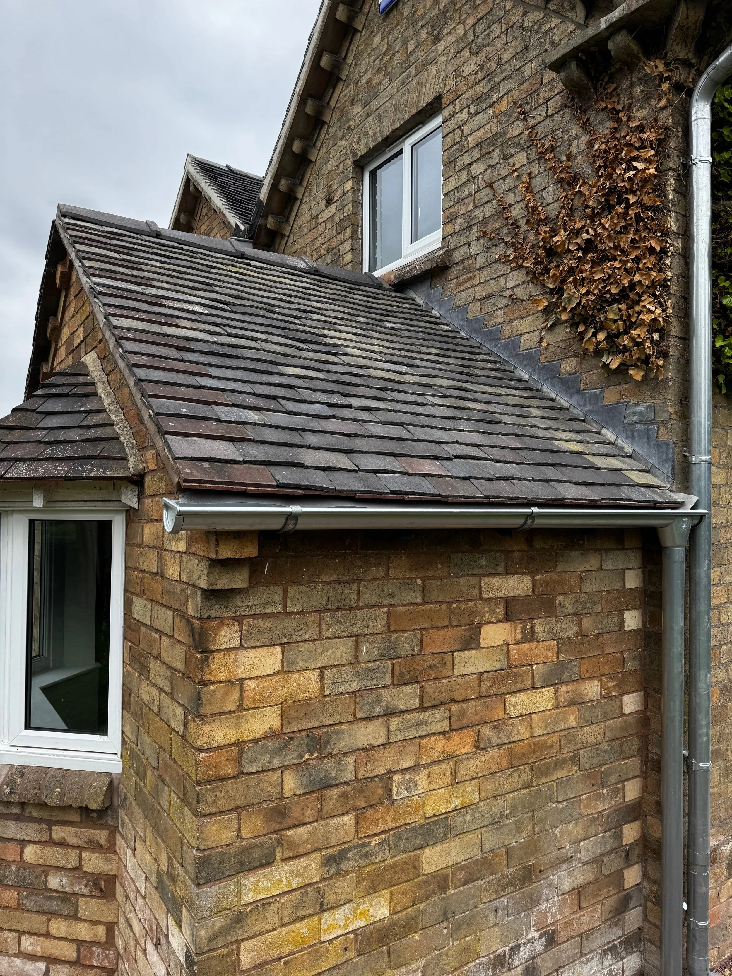 Tiled extension roof