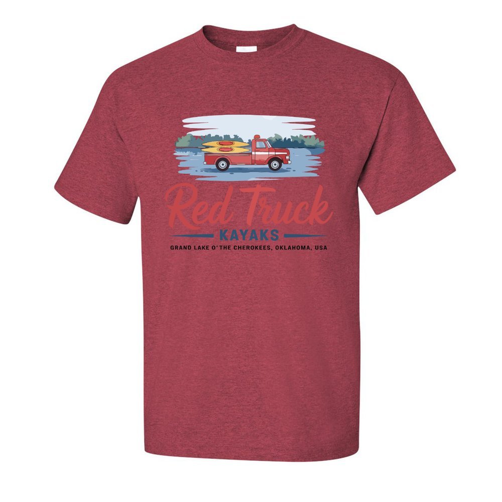 Red Truck Kayaks LLC Tshirt Heather Cardinal.jpeg