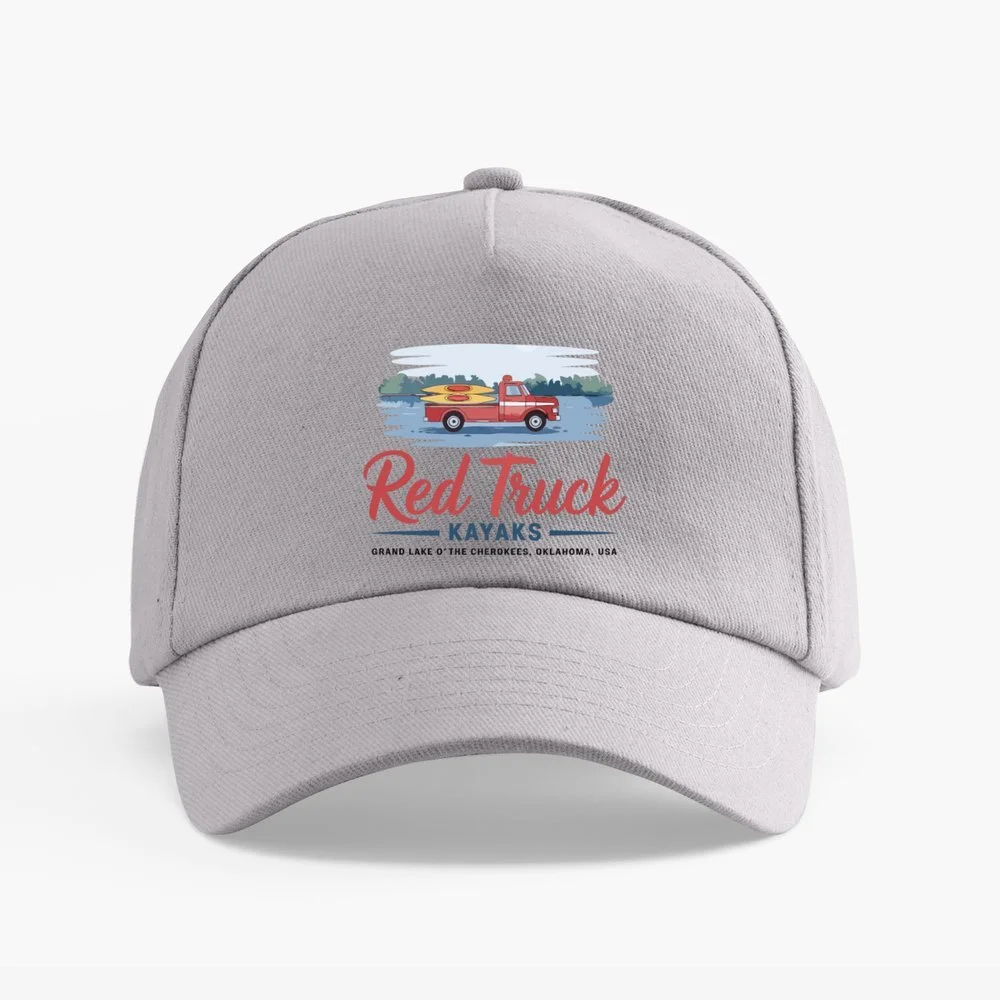Gray Red Truck Kayaks Hat.jpeg