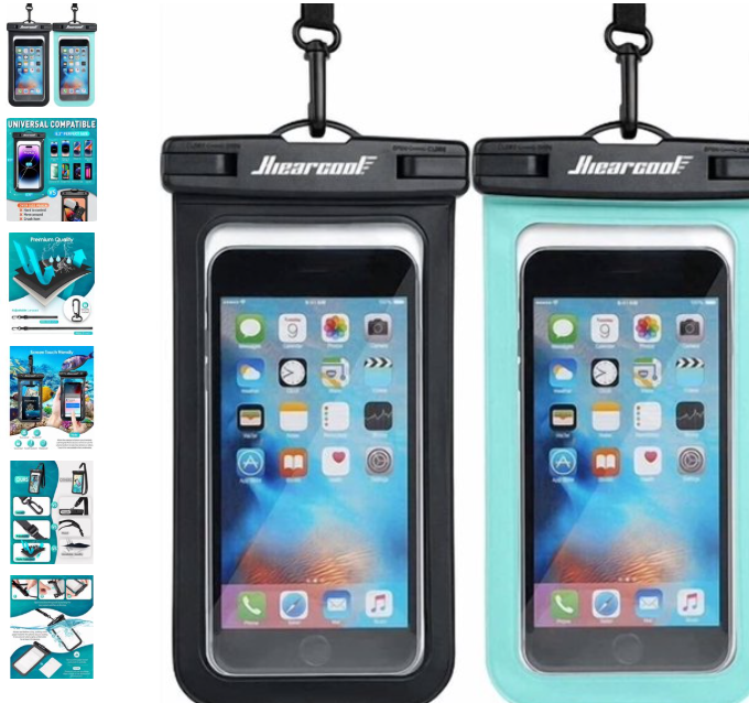 Waterproof Phone Pouch Two Pack