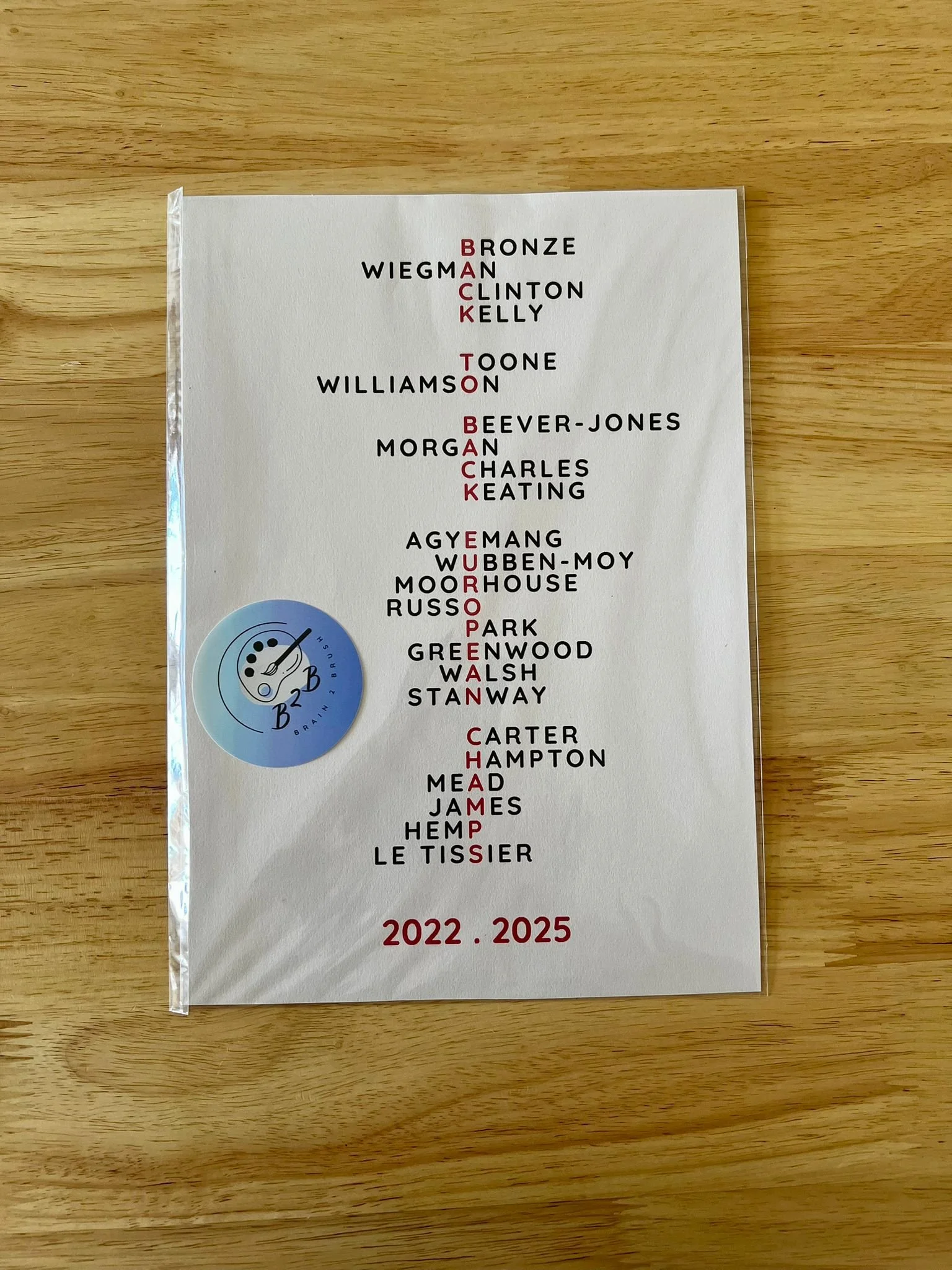 Women's Euros A4 Print