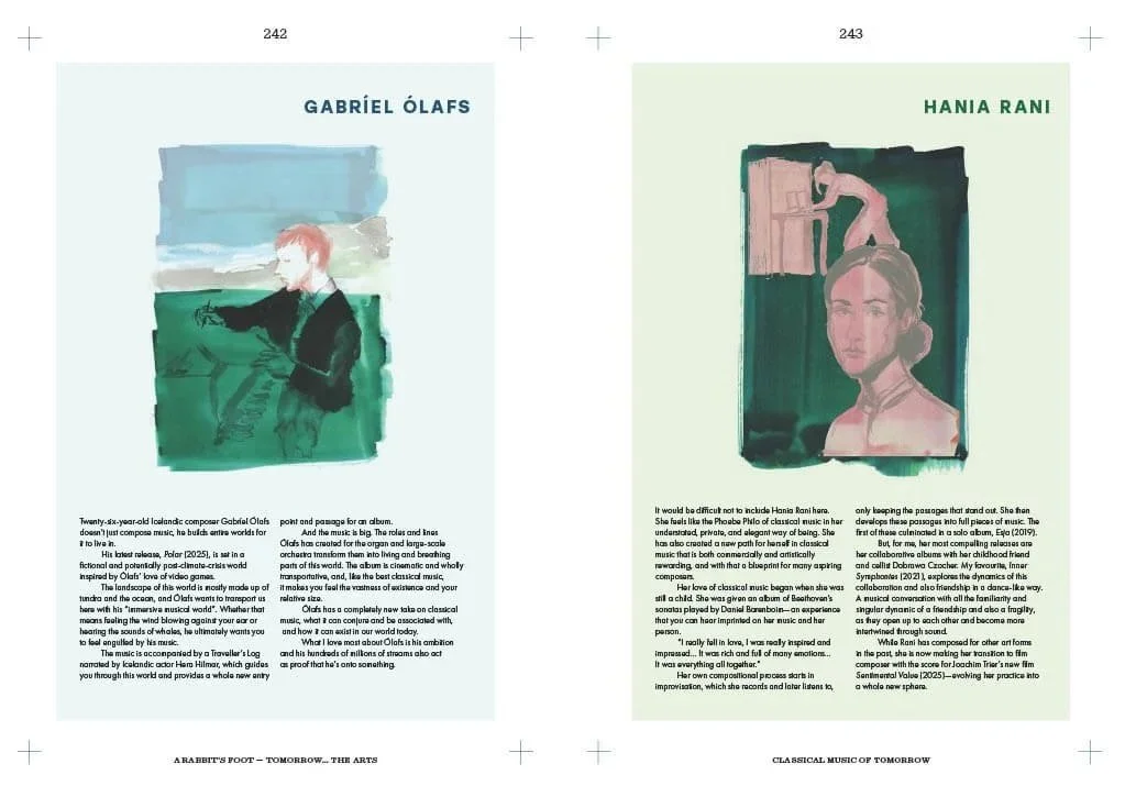 Illustrations for A Rabbit's Foot.