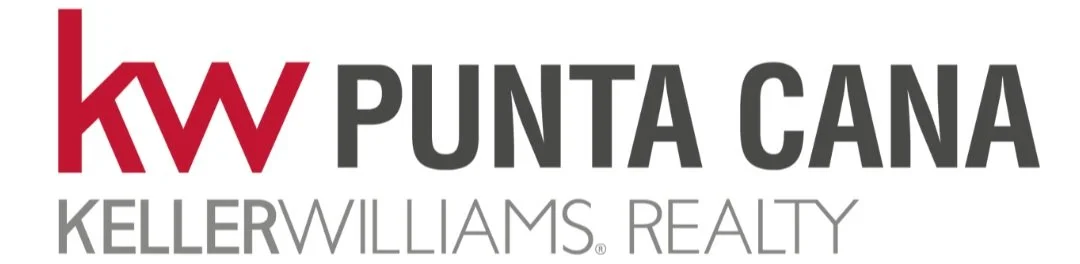 Logo for KW Punta Cana Keller Williams Realty with red 'KW' and black and gray text.