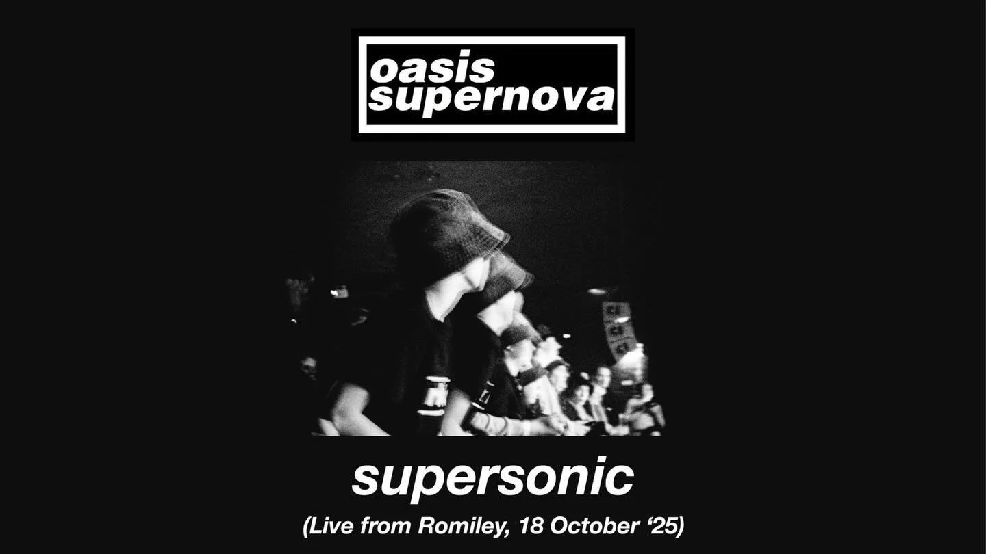 Tune into the @theoasissupernova&rsquo;s YouTube channel, now to hear &lsquo;Supersonic&rsquo; from their show in Romiley! 

Photo from that same show &amp; sleeve designed by me!
Recorded by @christaylor_85 
Mixed by @adamthompsett